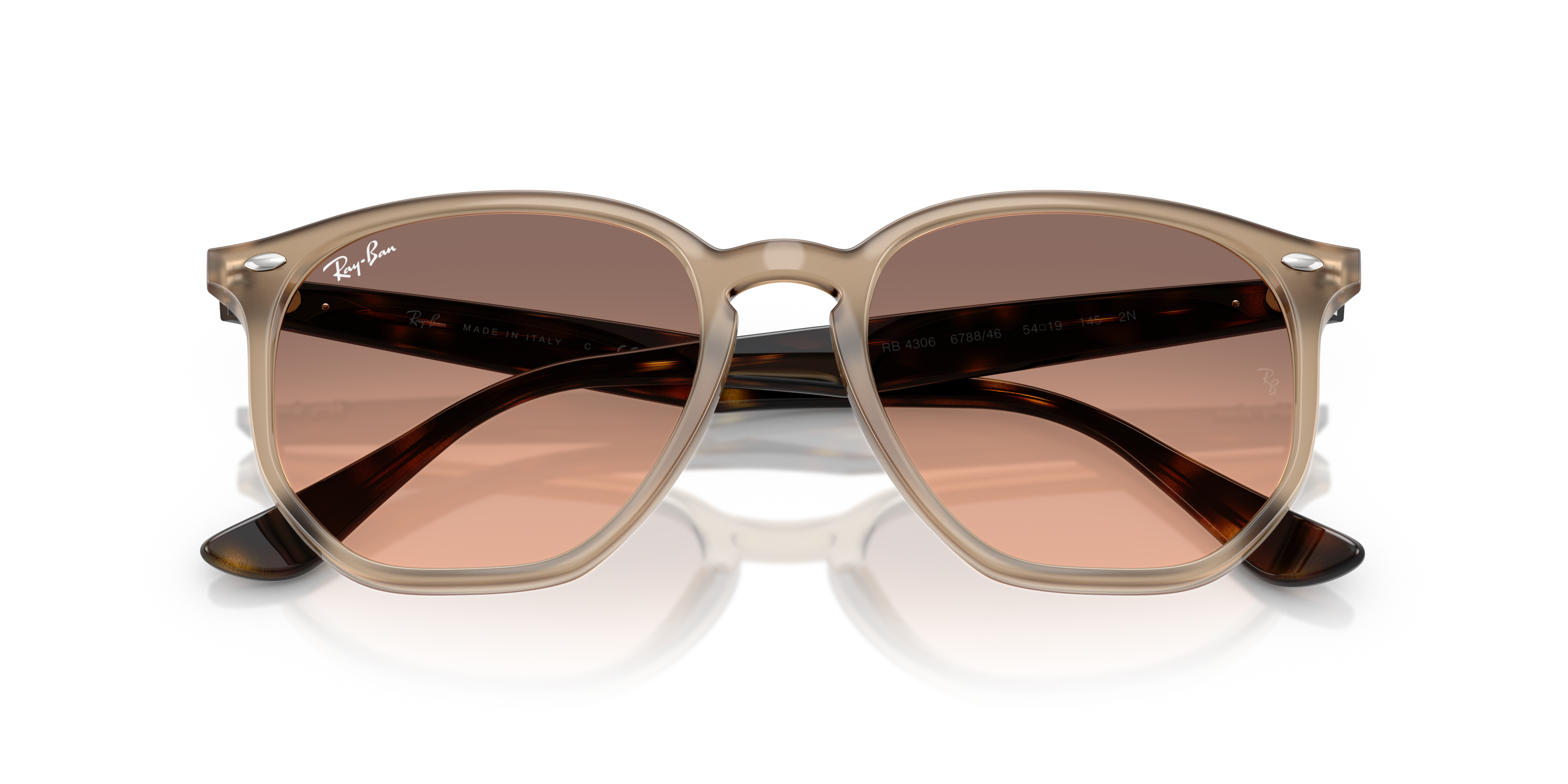 UNISEX SUNGLASSES RAY-BAN RB 4306 - 601/71 BLACK 