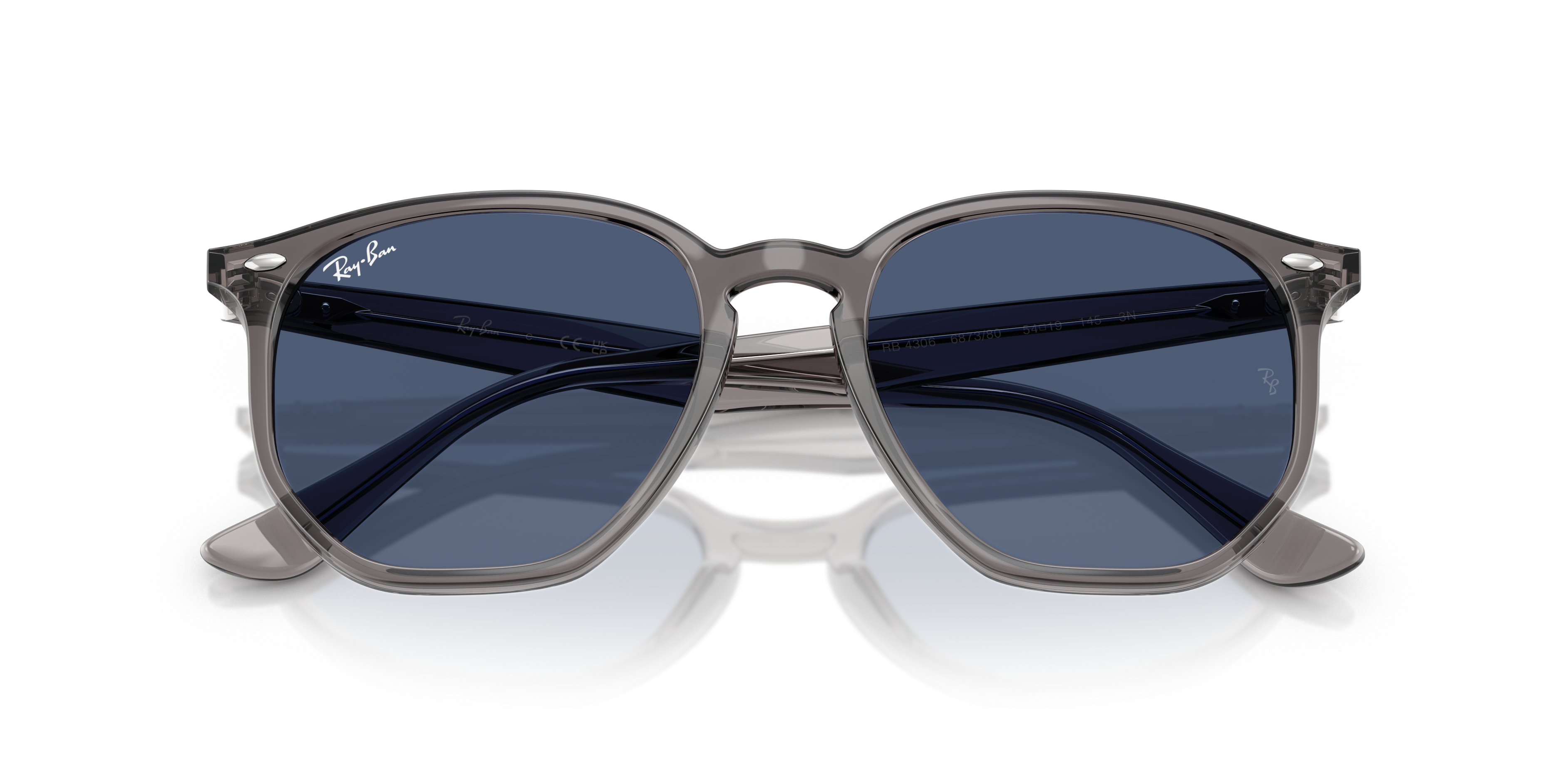 UNISEX SUNGLASSES RAY-BAN RB 4306 - 601/71 BLACK 