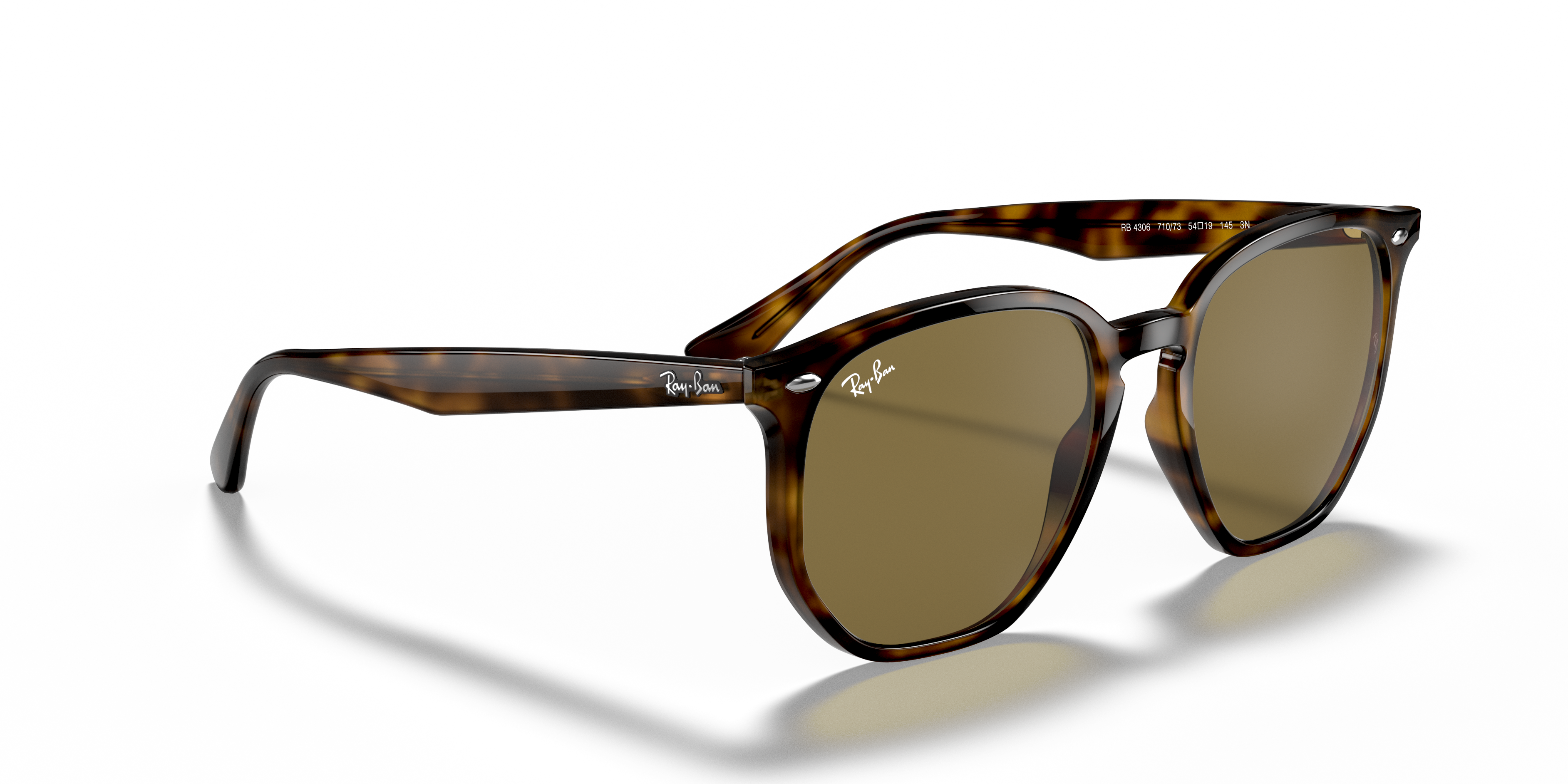 UNISEX SUNGLASSES RAY-BAN RB 4306 - 601/71 BLACK 