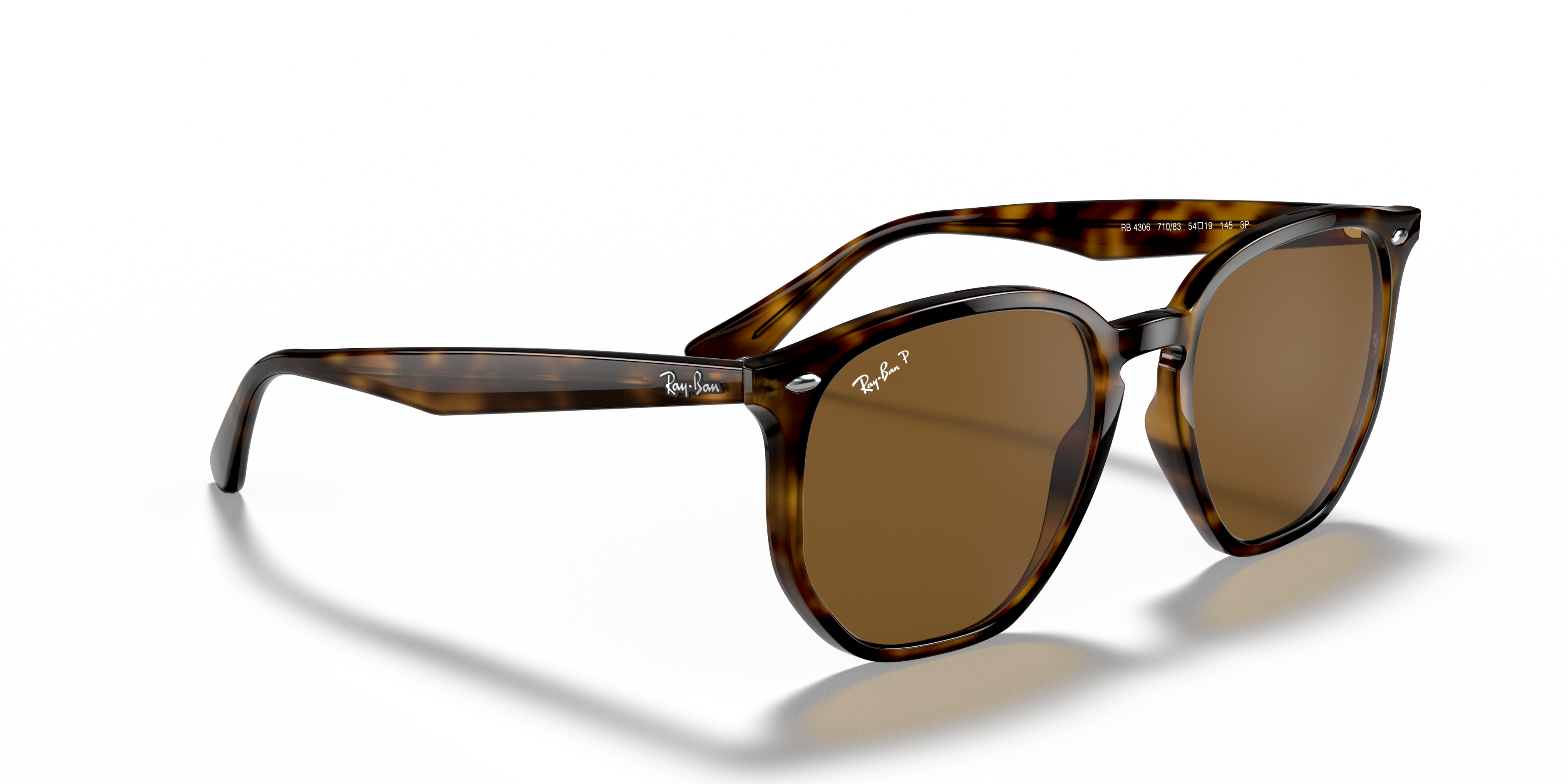 UNISEX SUNGLASSES RAY-BAN RB 4306 - 601/71 BLACK 