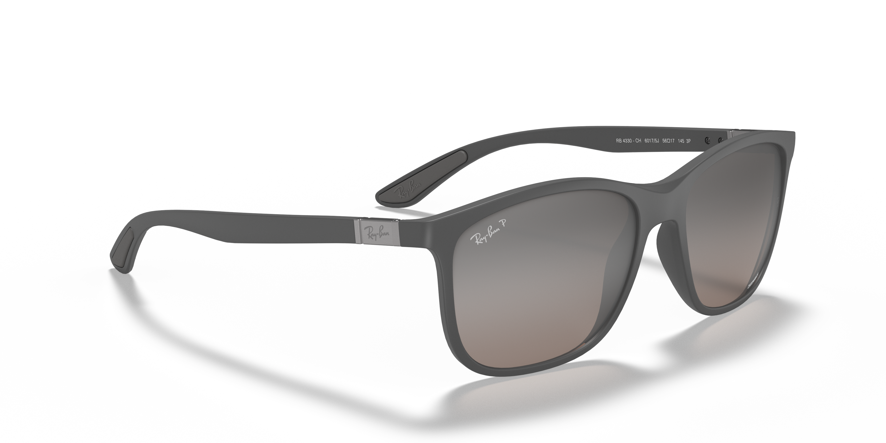 OCCHIALE DA SOLE UNISEX RAY-BAN RB 4330CH CHROMANCE 60175J GRIGIO SABBIA