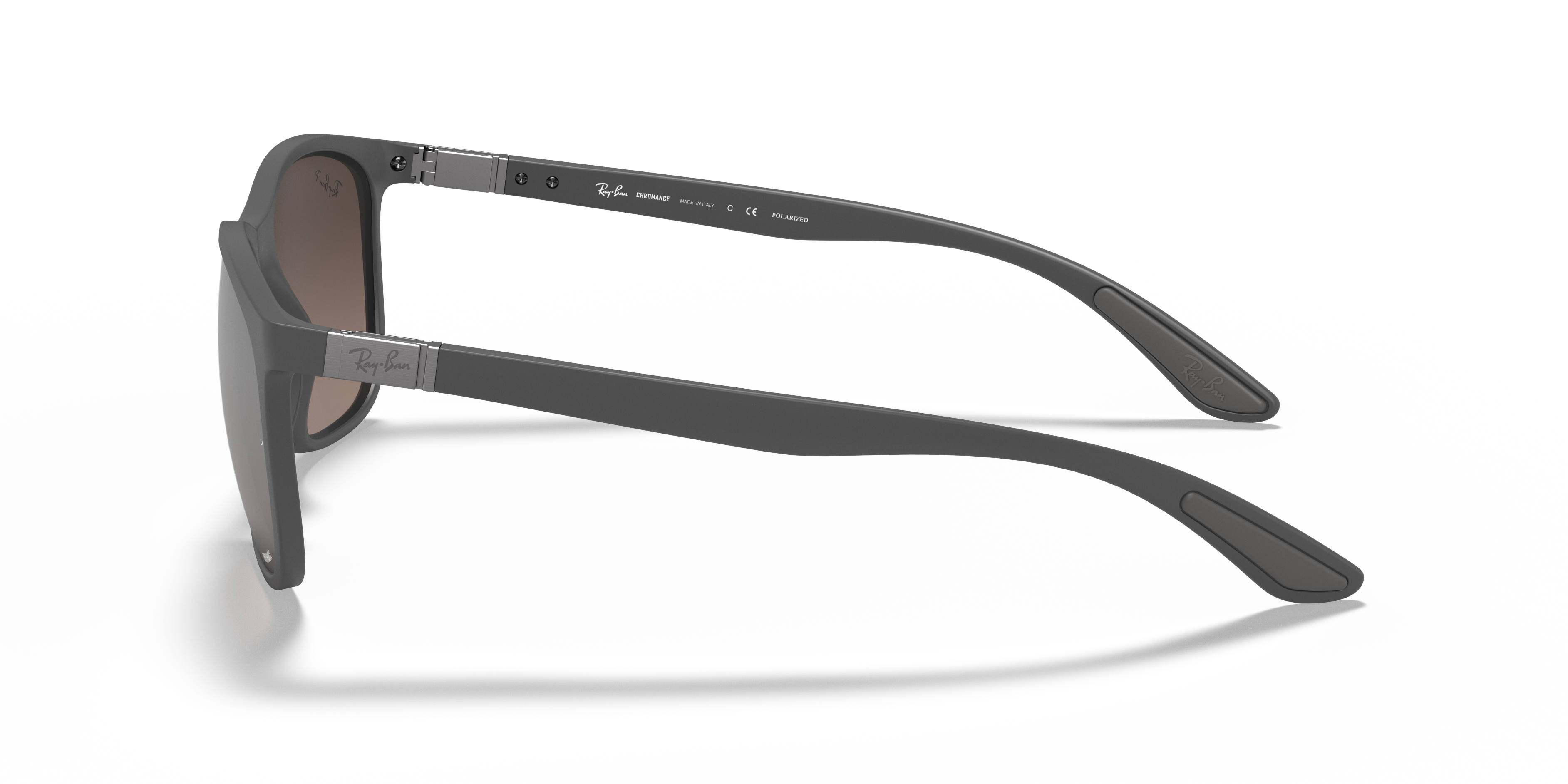 OCCHIALE DA SOLE UNISEX RAY-BAN RB 4330CH CHROMANCE 60175J GRIGIO SABBIA