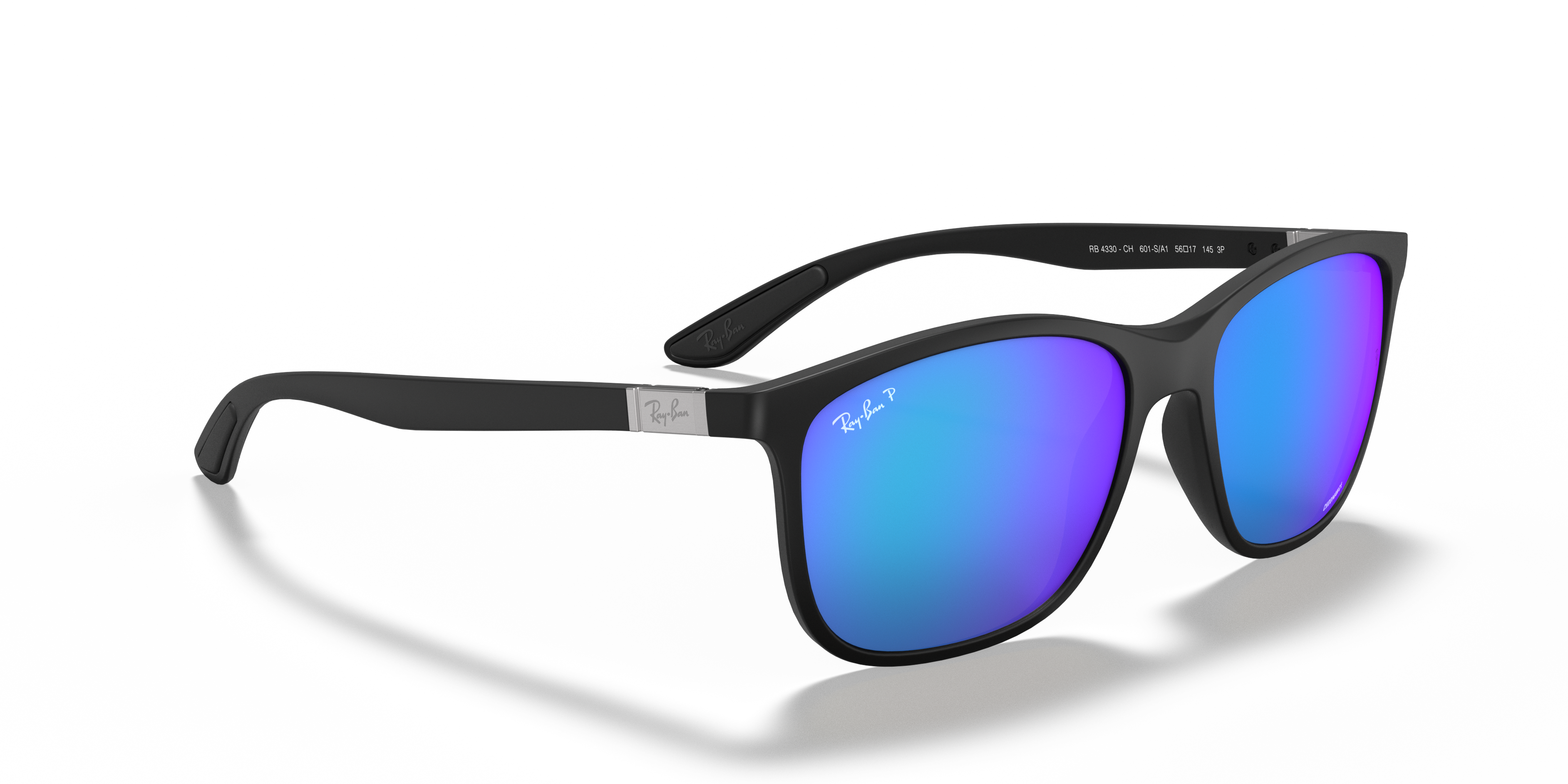 OCCHIALE DA SOLE UNISEX RAY-BAN RB 4330CH CHROMANCE 60175J GRIGIO SABBIA