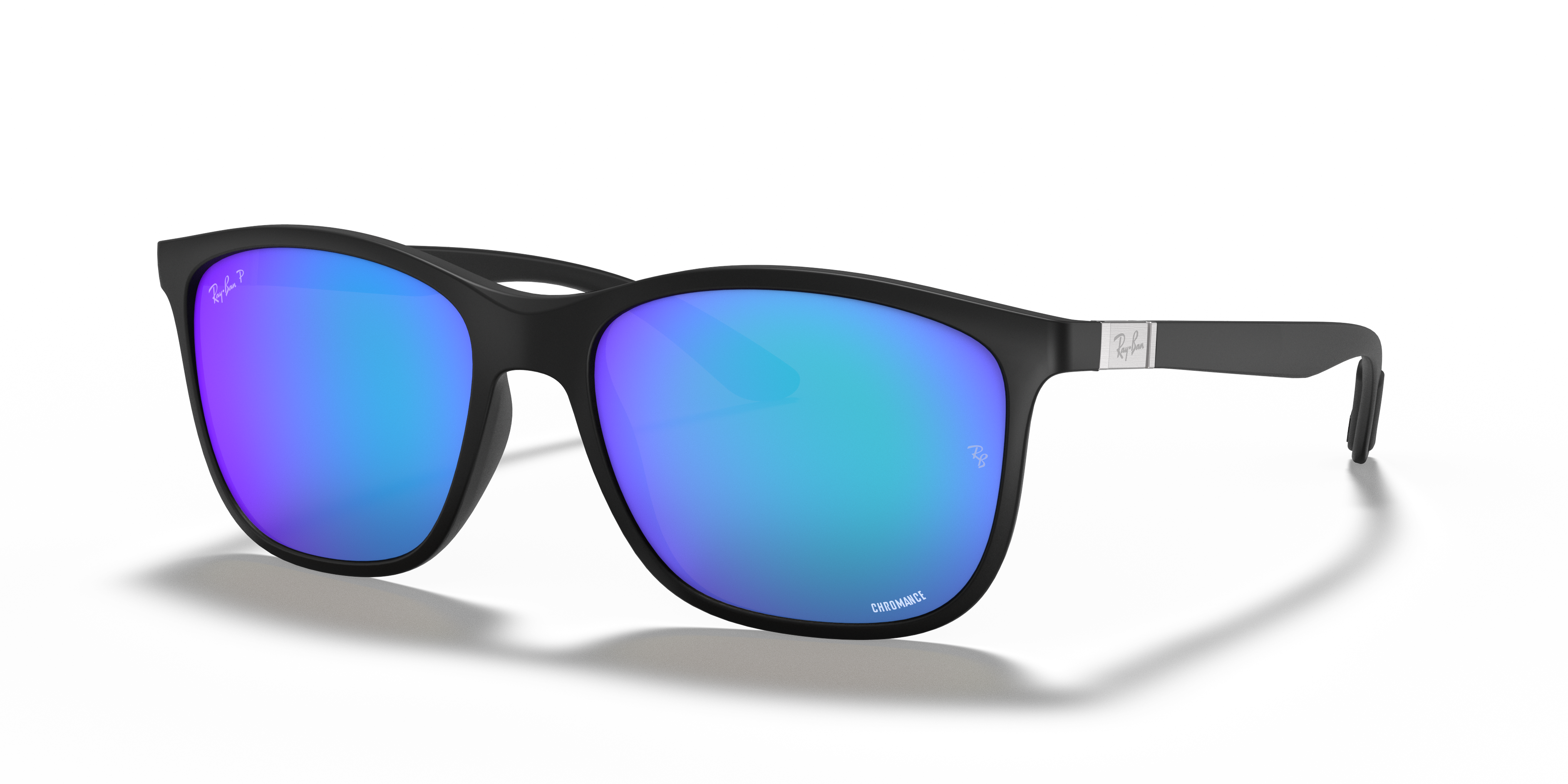 OCCHIALE DA SOLE UNISEX RAY-BAN RB 4330CH CHROMANCE 60175J GRIGIO SABBIA