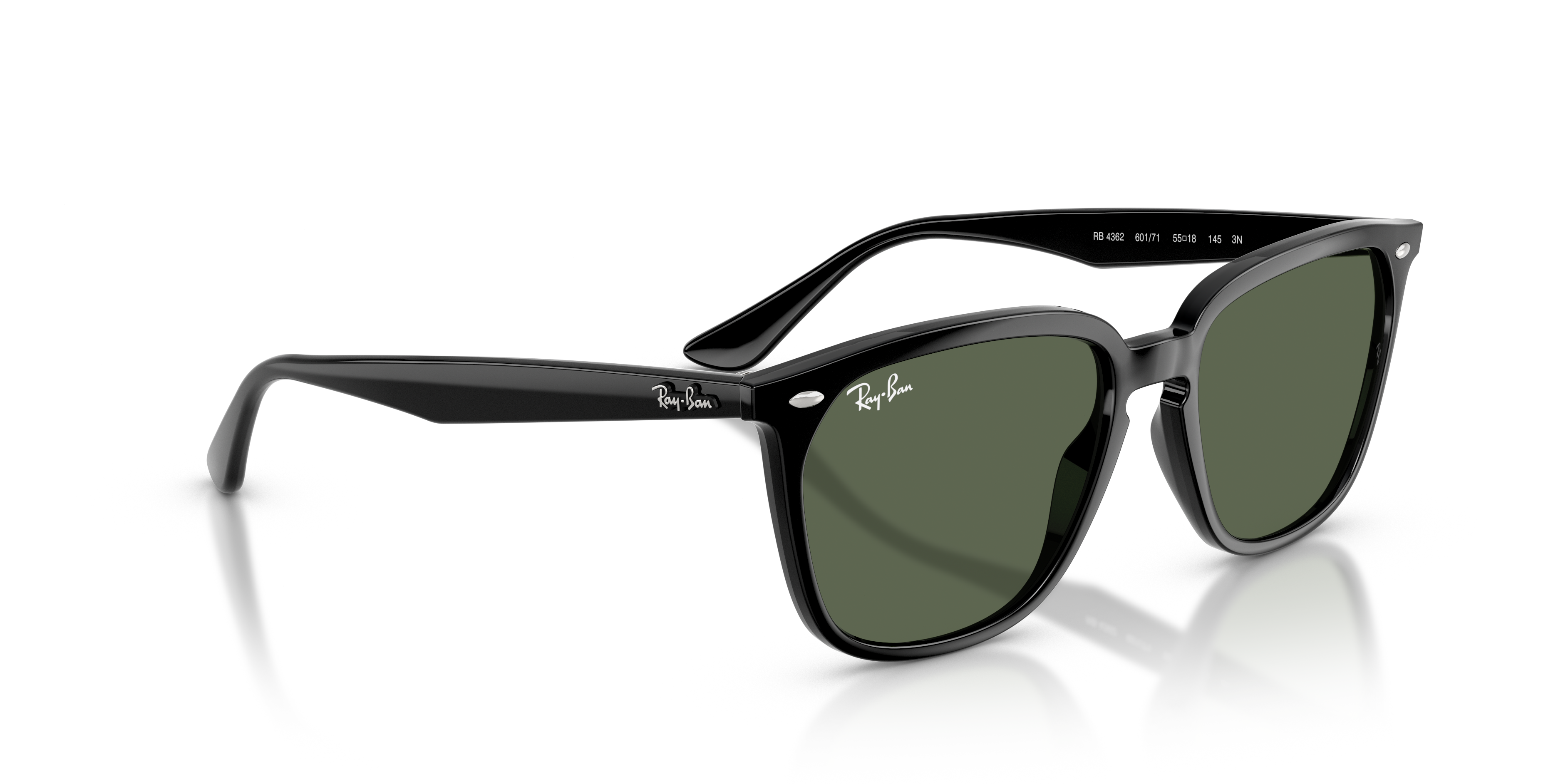 UNISEX SUNGLASSES Ray-Ban RB 4362 - 601/9A Black 