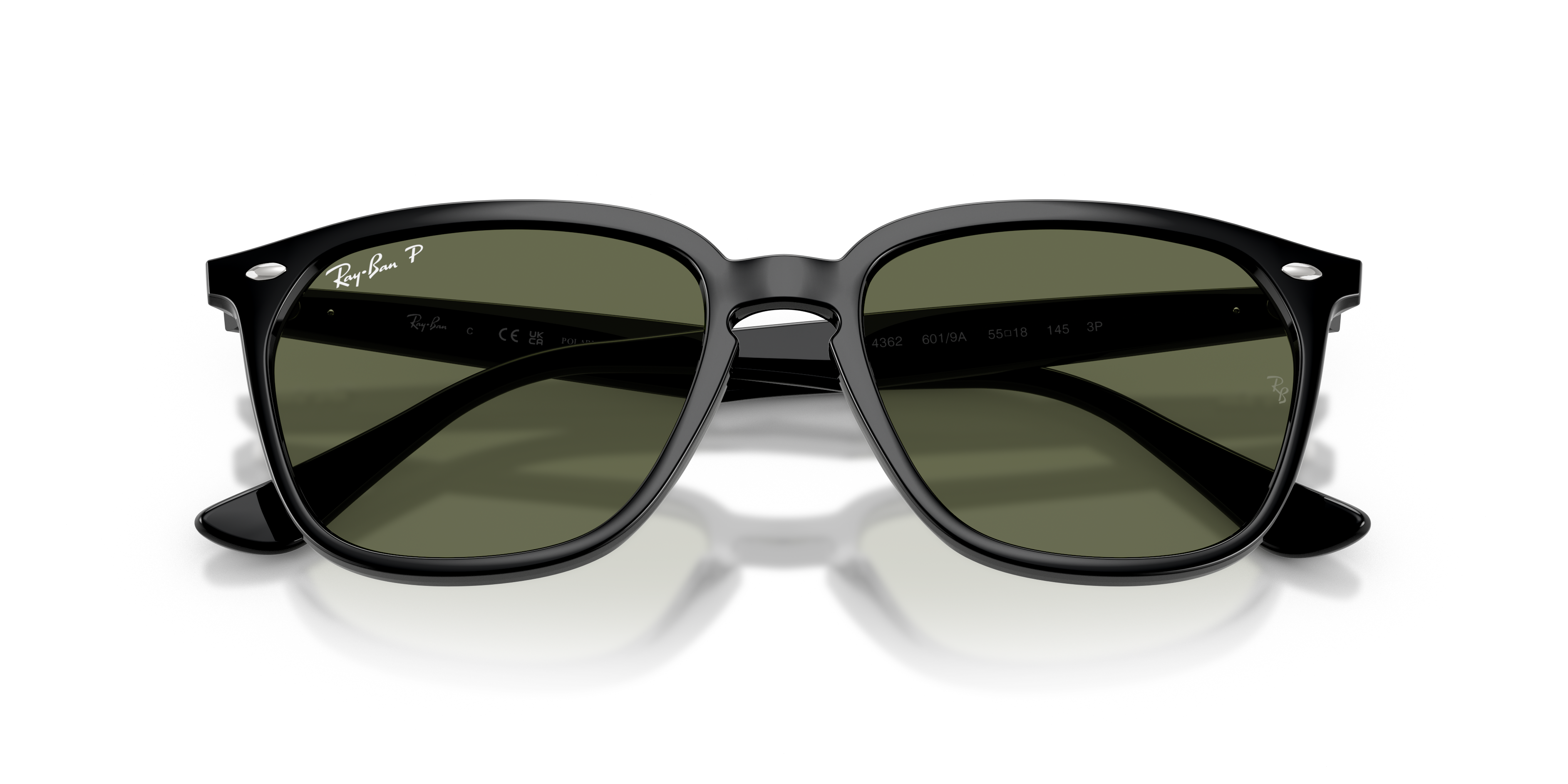 UNISEX SUNGLASSES Ray-Ban RB 4362 - 601/9A Black 
