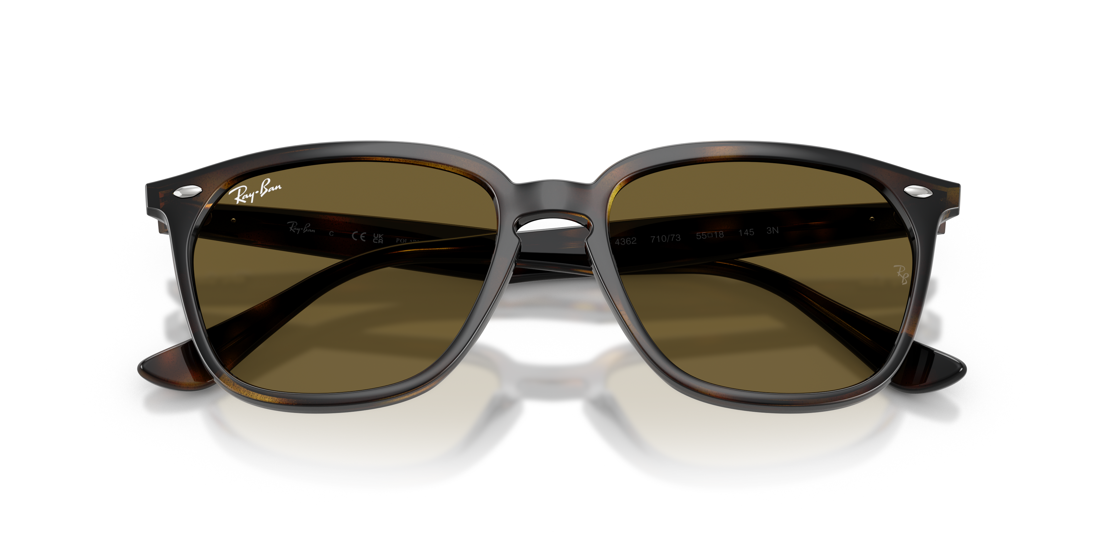 UNISEX SUNGLASSES Ray-Ban RB 4362 - 601/9A Black 
