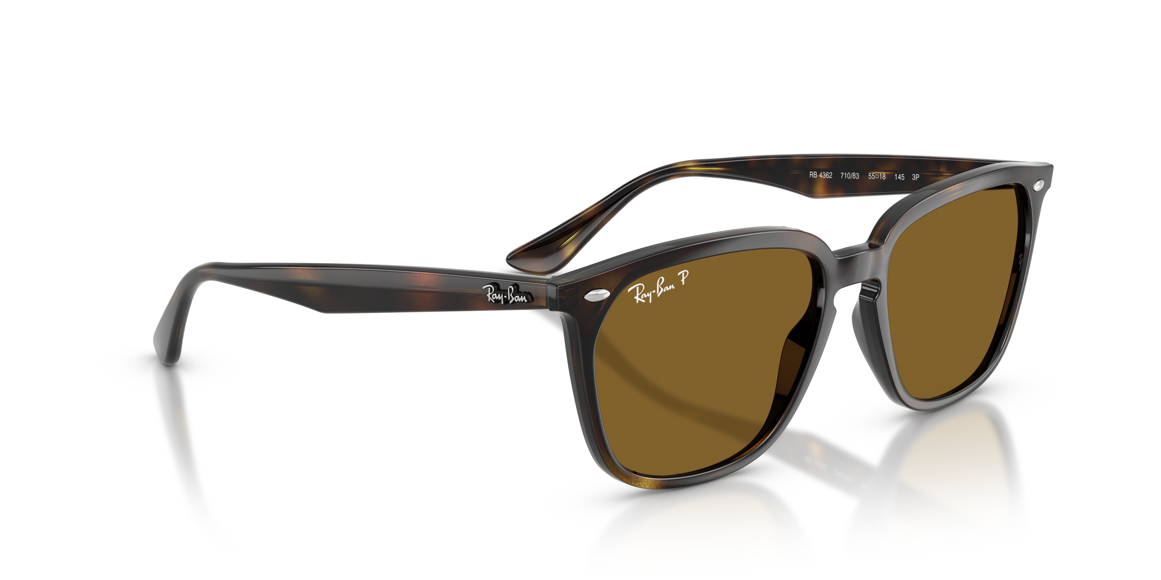 UNISEX SUNGLASSES Ray-Ban RB 4362 - 601/9A Black 