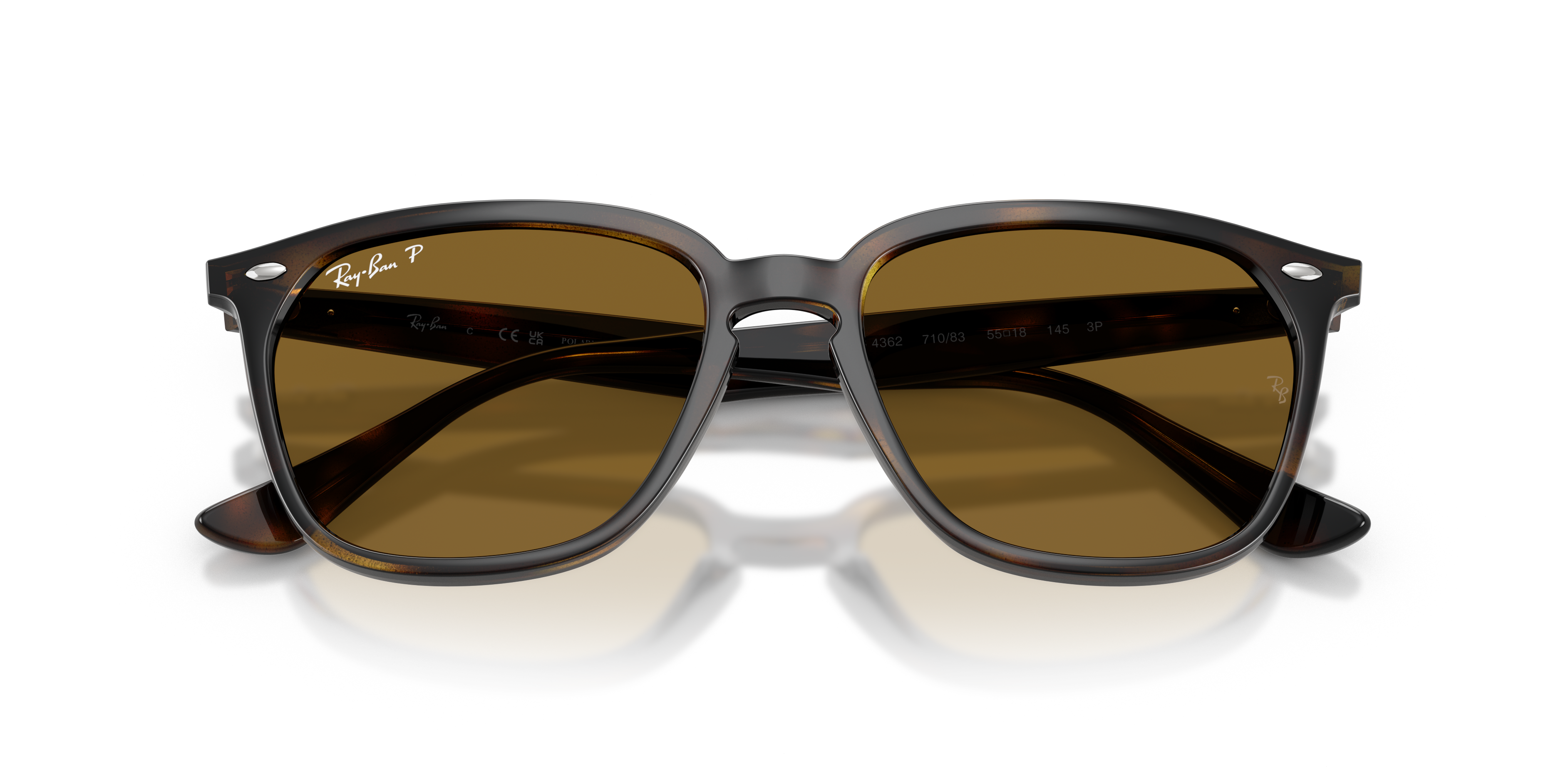 UNISEX SUNGLASSES Ray-Ban RB 4362 - 601/9A Black 