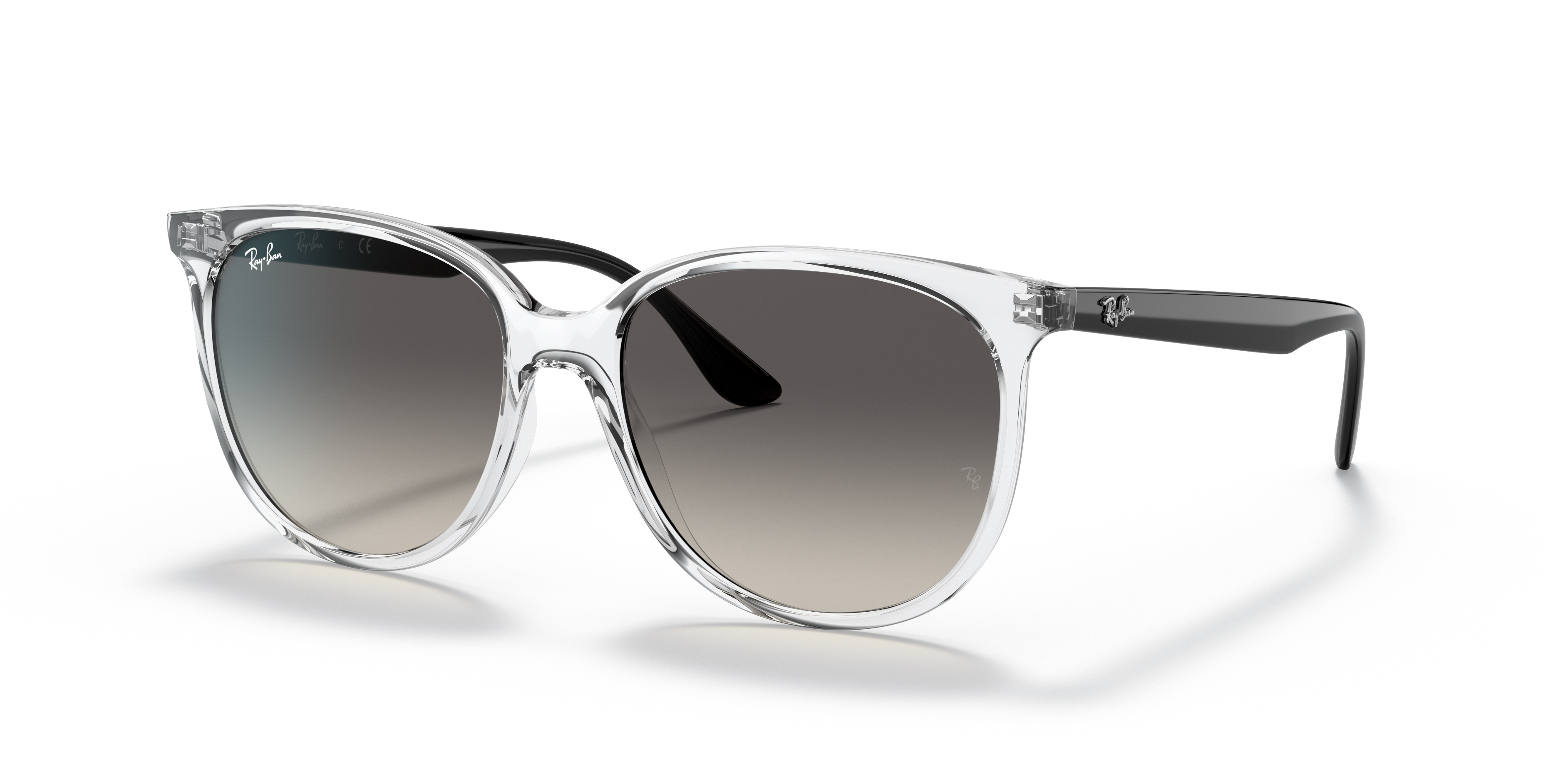 WOMEN'S SUNGLASSES RAY-BAN RB 4378 - 647711 TRANSPARENT 