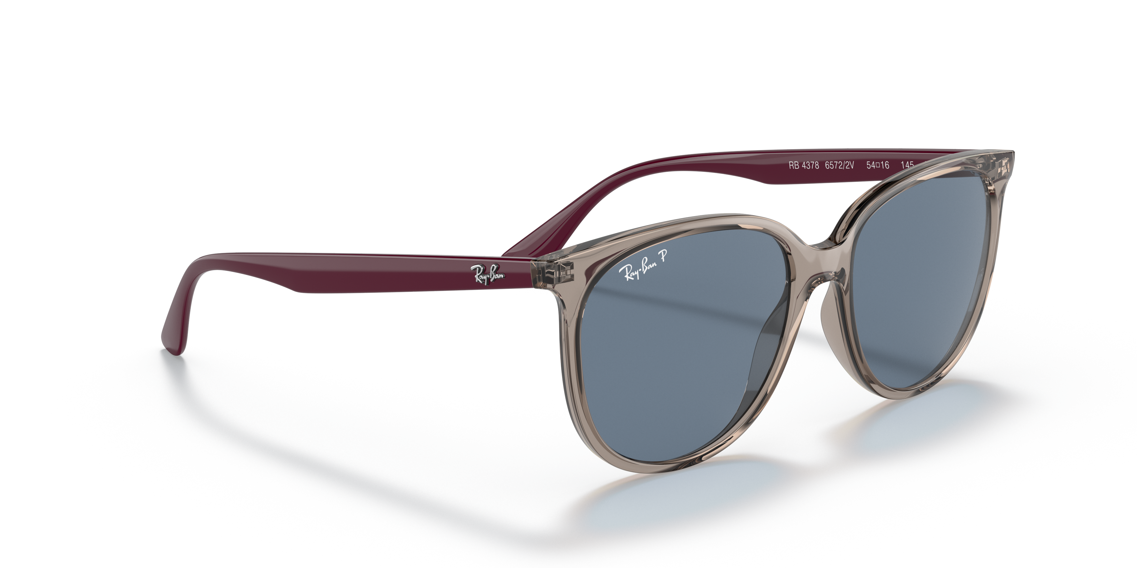 WOMEN'S SUNGLASSES RAY-BAN RB 4378 - 647711 TRANSPARENT 