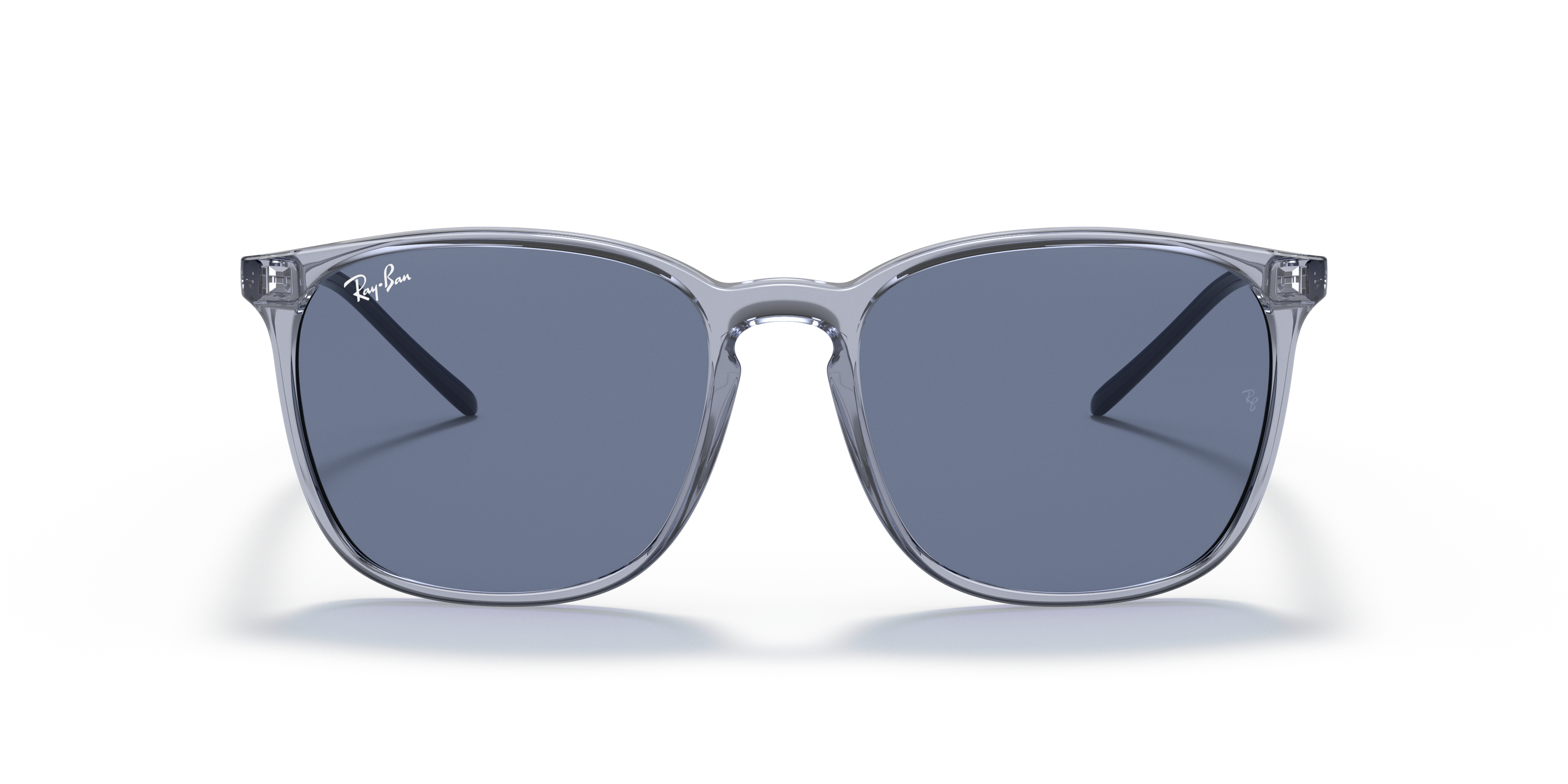 UNISEX SUNGLASSES RAY-BAN RB 4387F - 901/71 BLACK 