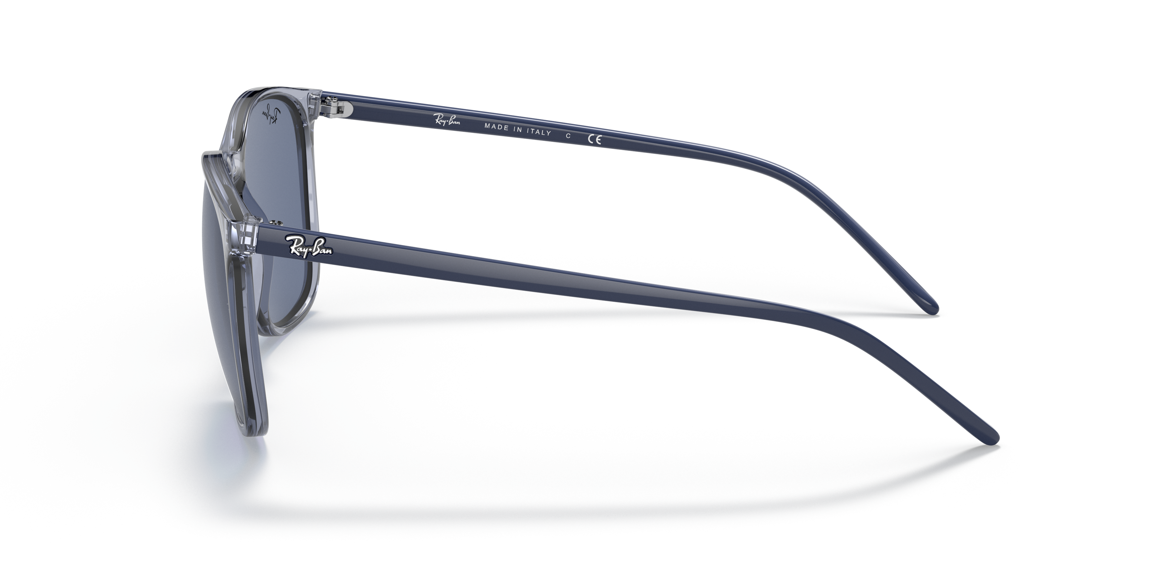 UNISEX SUNGLASSES RAY-BAN RB 4387F - 901/71 BLACK 