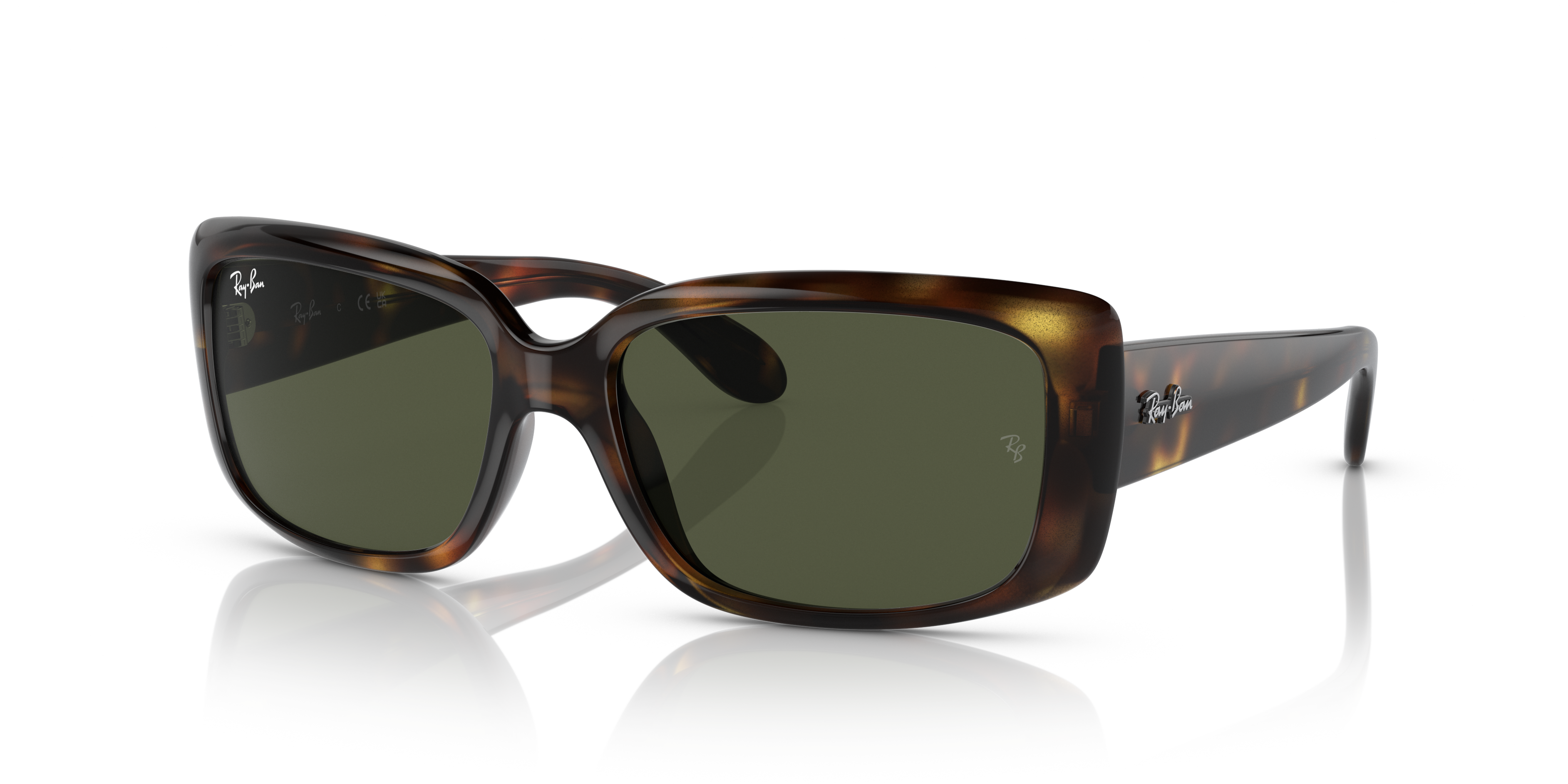 WOMEN'S SUNGLASSES RAY-BAN RB 4389 - 601/71 BLACK SIZE 55 
