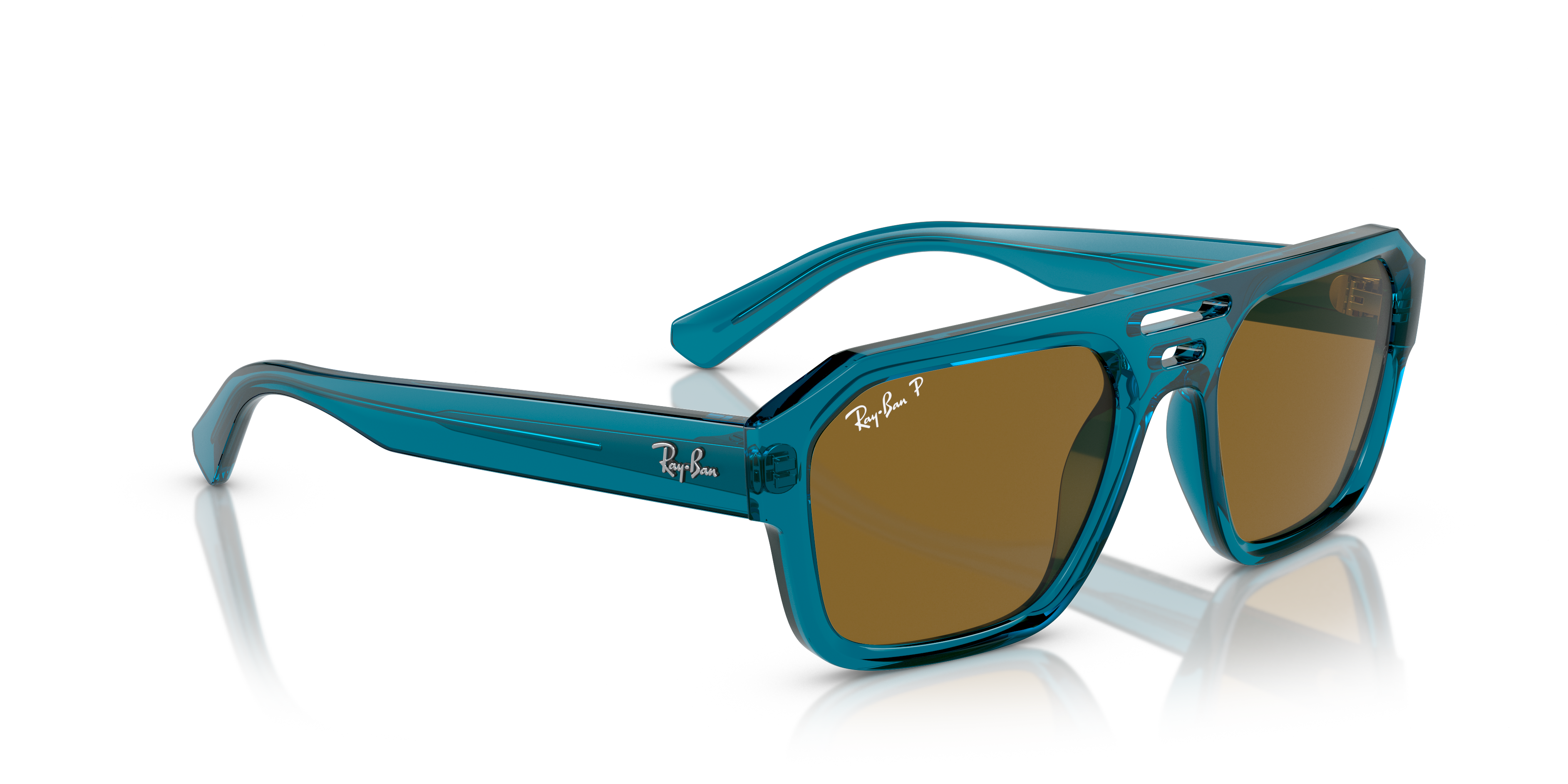 Occhiali da Sole Ray-Ban 0RB4397 Corrigan Transparent Light Blue