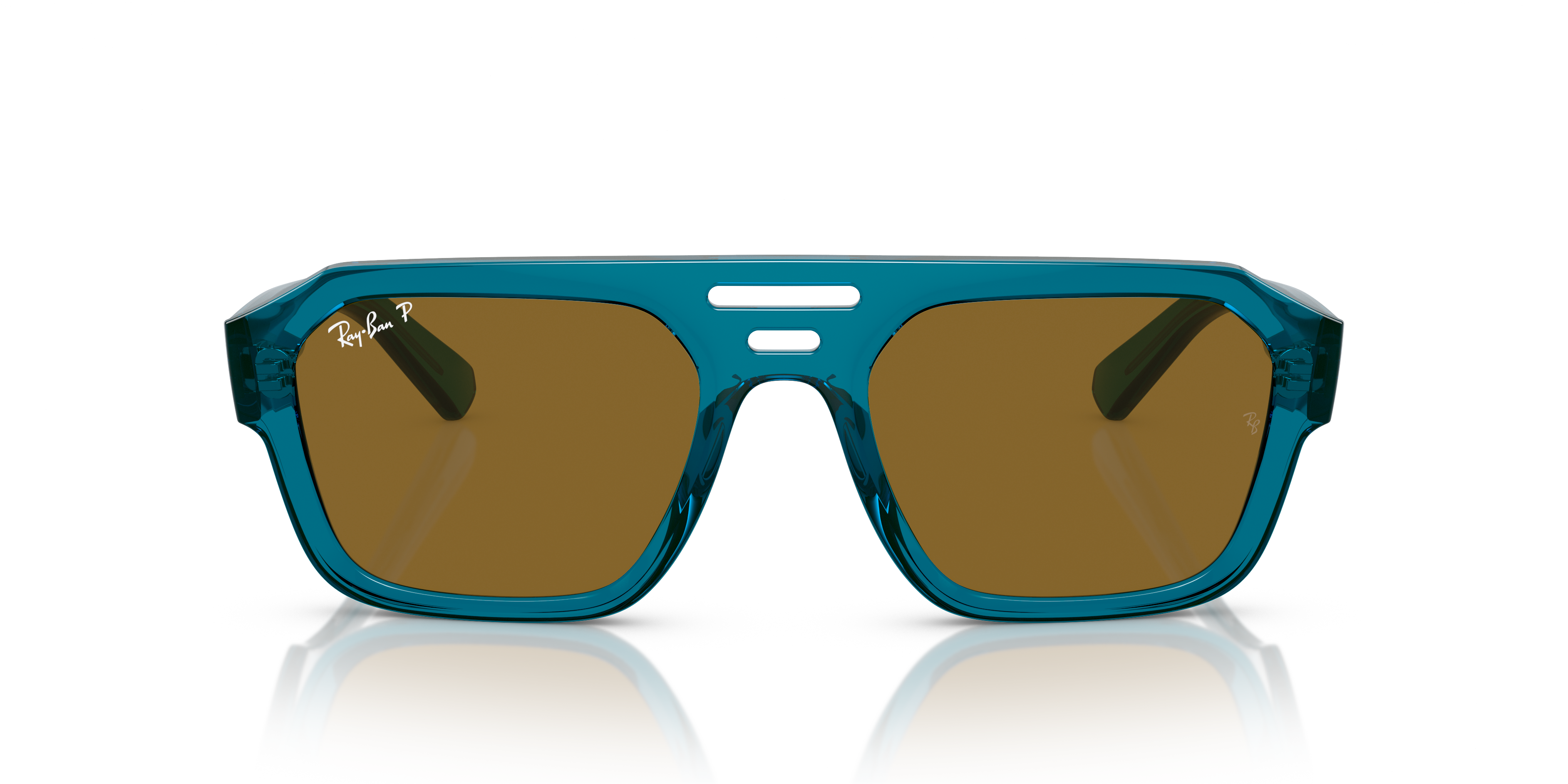 Occhiali da Sole Ray-Ban 0RB4397 Corrigan Transparent Light Blue