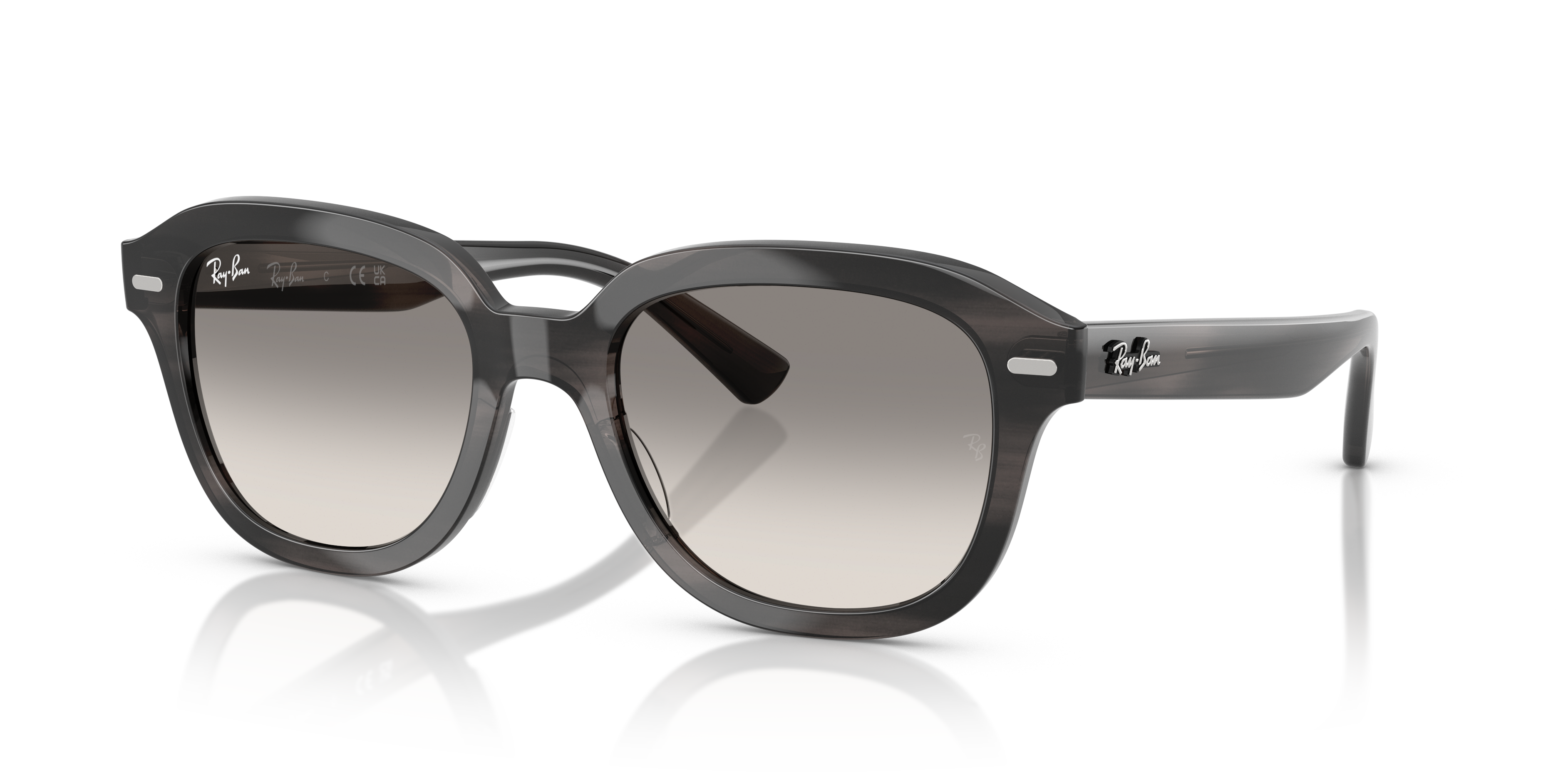 RAY-BAN RB 4398 ERIK 667571 DARK GRAY OPAL | UNISEX CALIBER 51 SUNGLASSES 