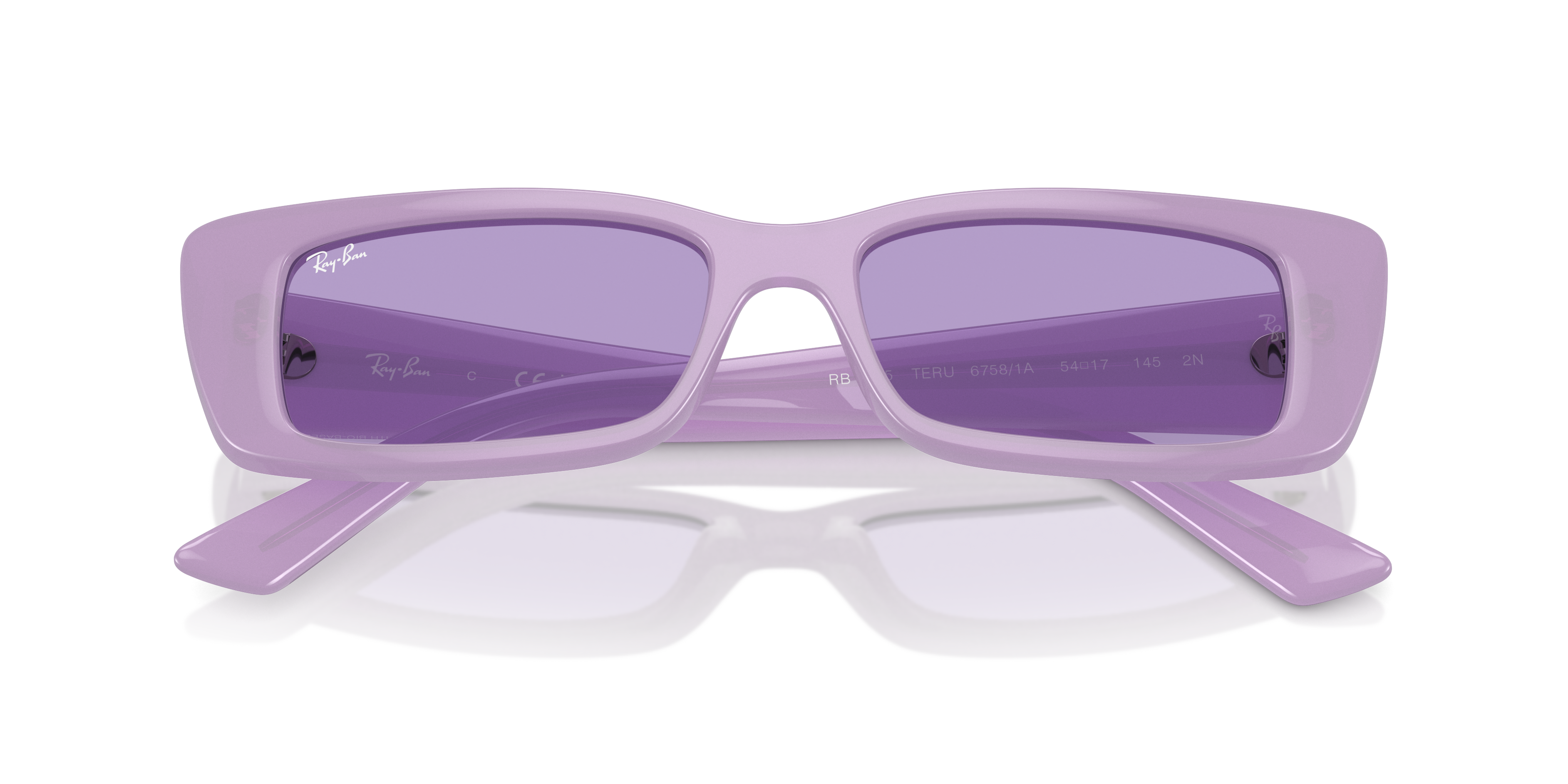 Occhiali da Sole Ray-Ban Teru Lilla 0RB4425 Unisex | Stile Unico
