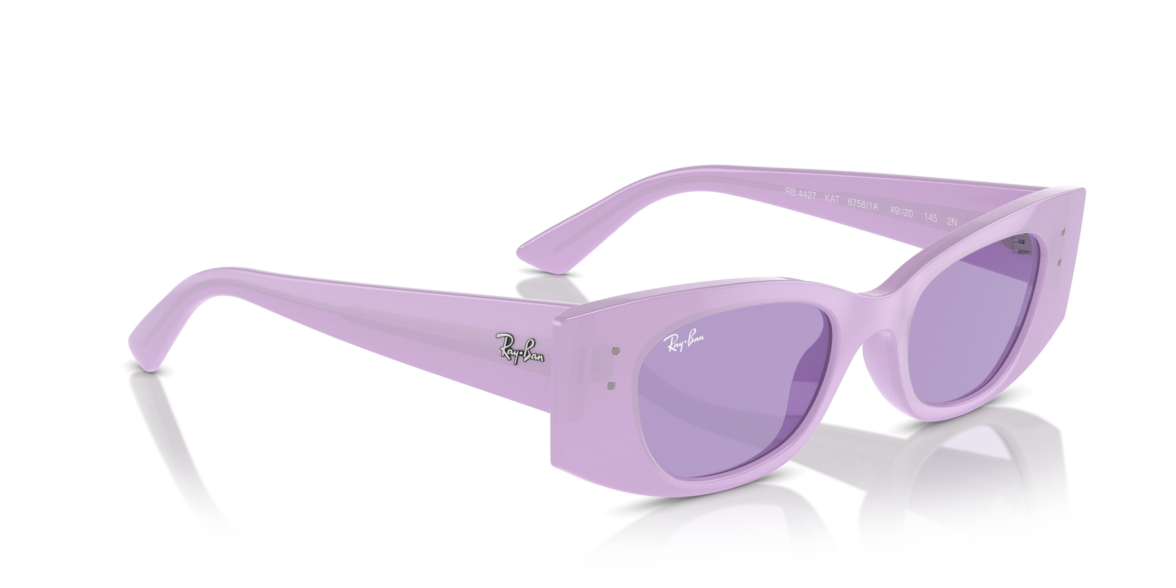 Occhiali da Sole Ray-Ban 0RB4427 Lilla - Modello KAT Unisex Originale