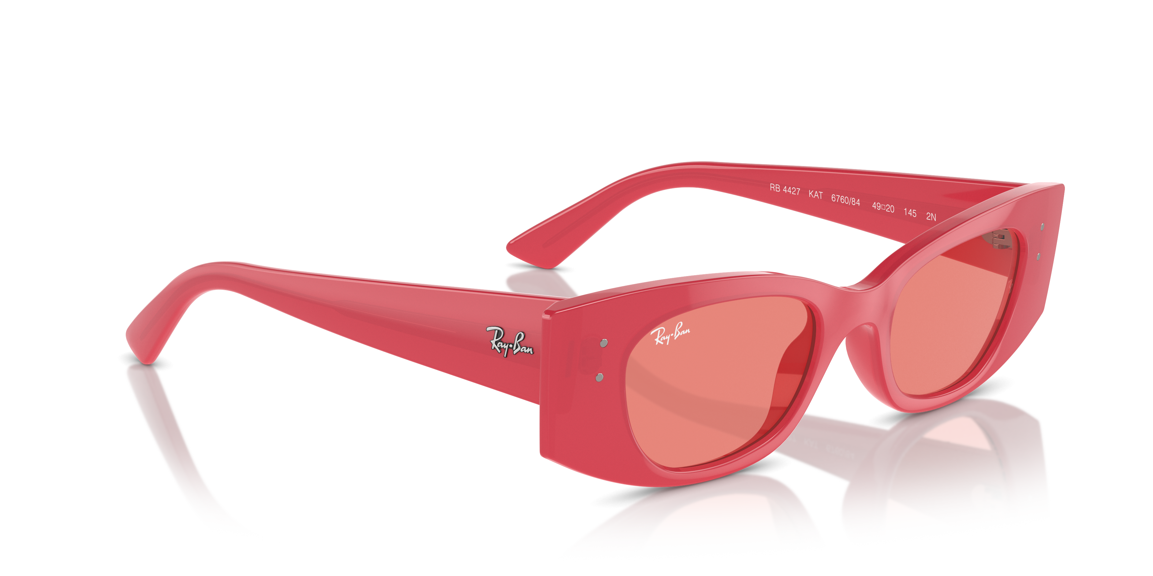 Occhiali da Sole Ray-Ban 0RB4427 Lilla - Modello KAT Unisex Originale