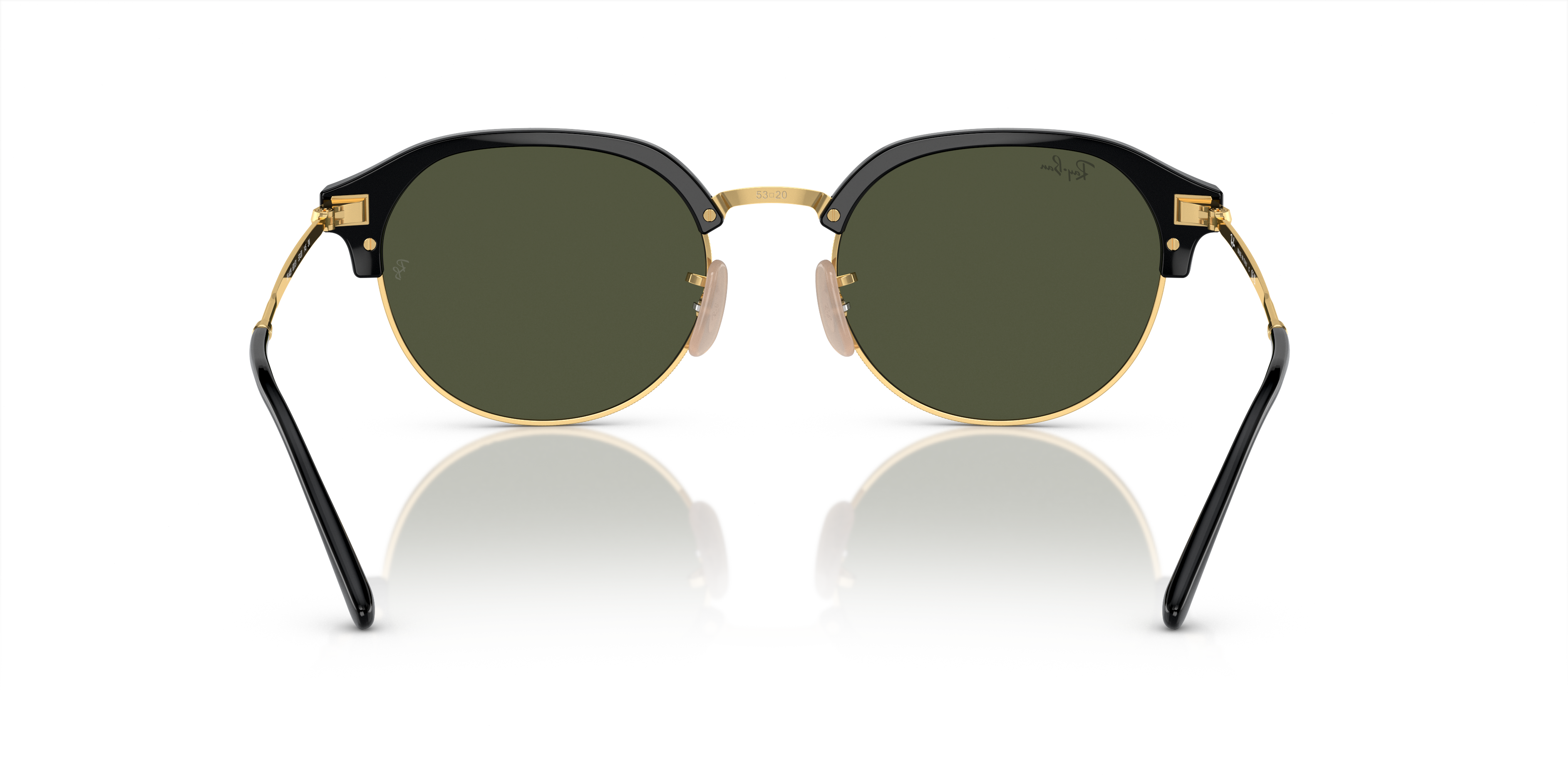 RAY-BAN RB 4429 - 601/31 BLACK ON GOLD | UNISEX CALIBER 53 SUNGLASSES 