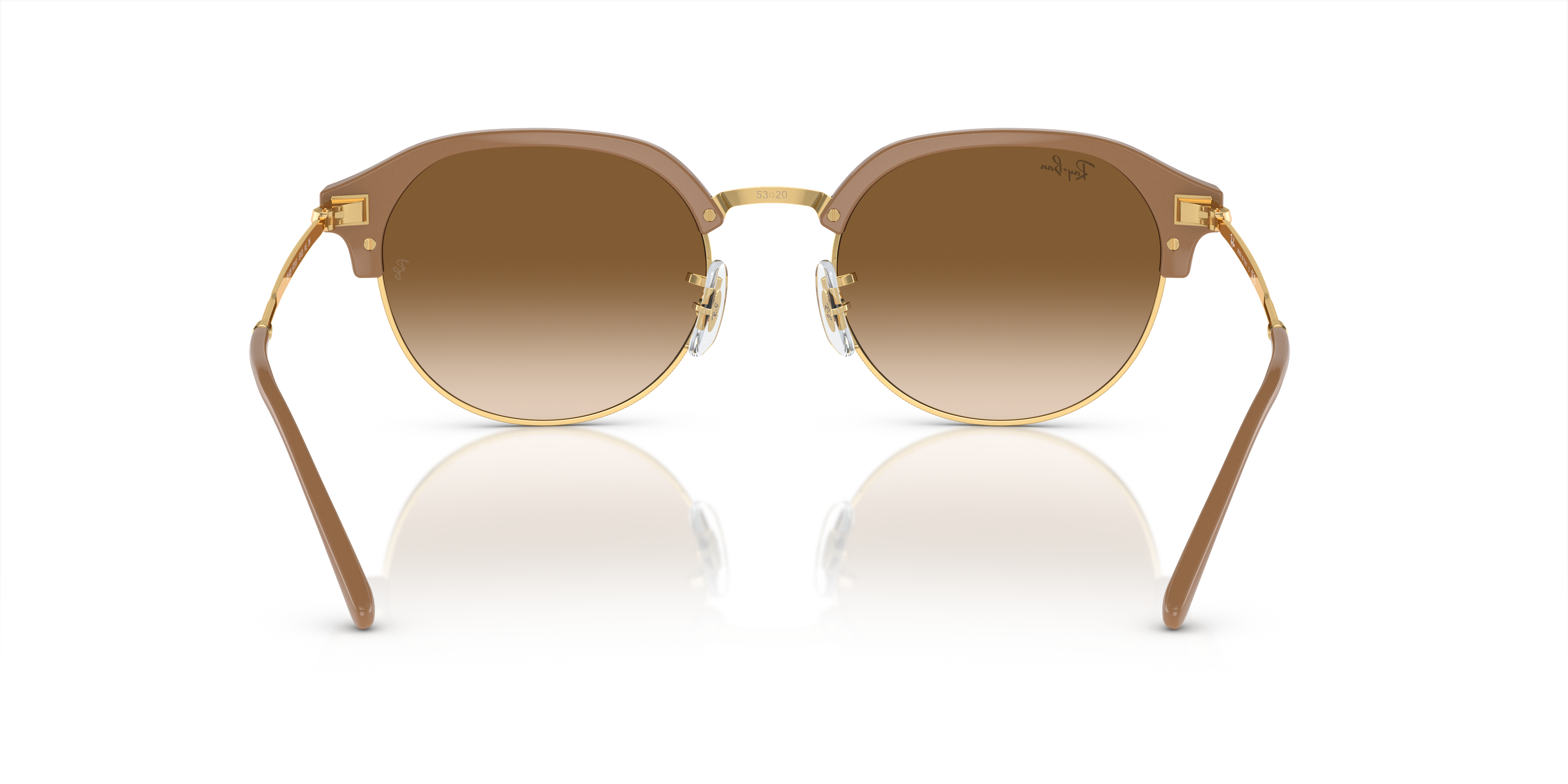 RAY-BAN RB 4429 - 601/31 BLACK ON GOLD | UNISEX CALIBER 53 SUNGLASSES 