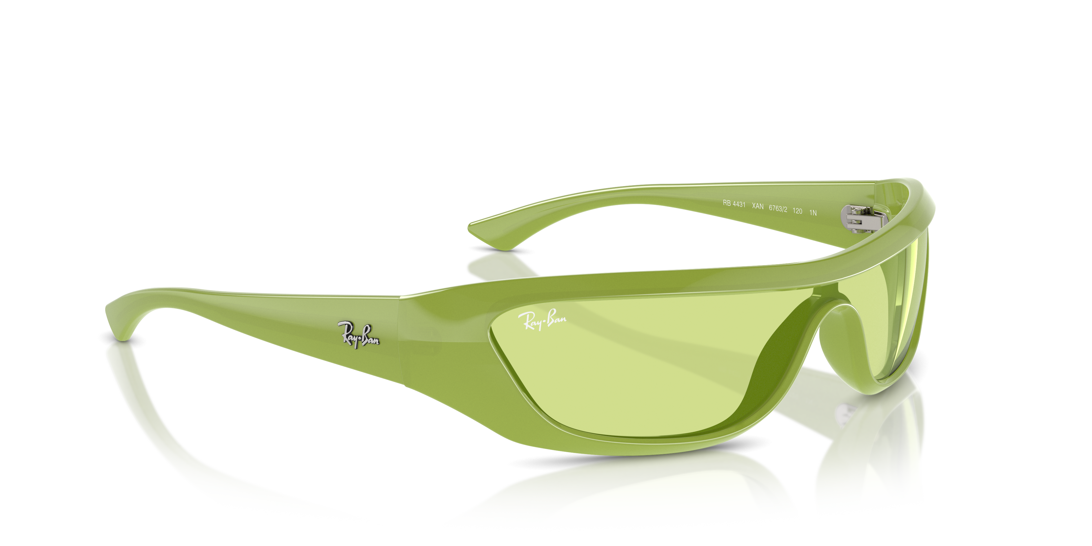 Occhiali da sole Ray-Ban Xan verdi 0RB4431 Apple Green - Unisex