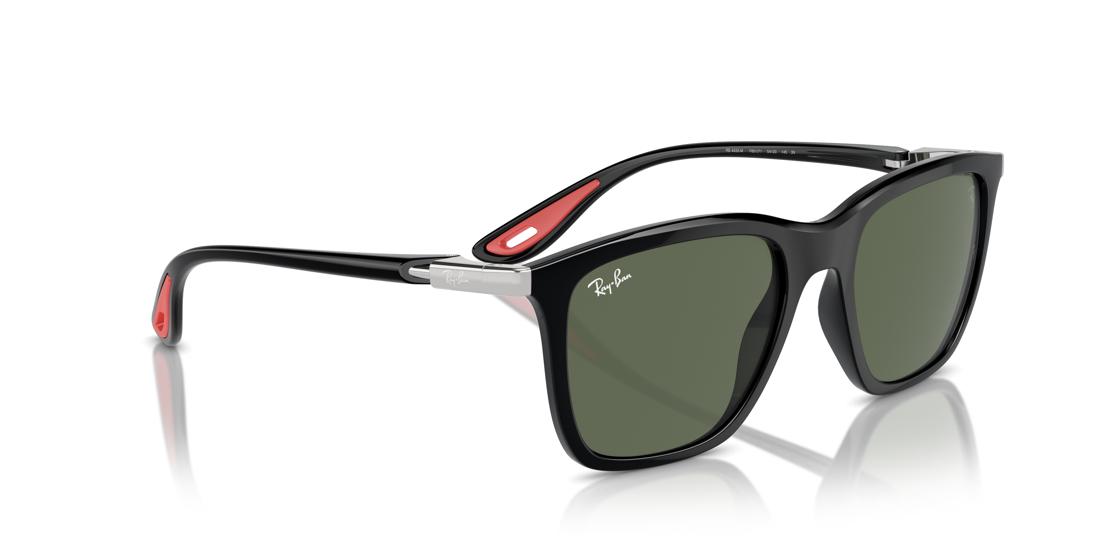 Occhiali da Sole Ray-Ban RB4433M Scuderia Ferrari Neri | Edizione Limi