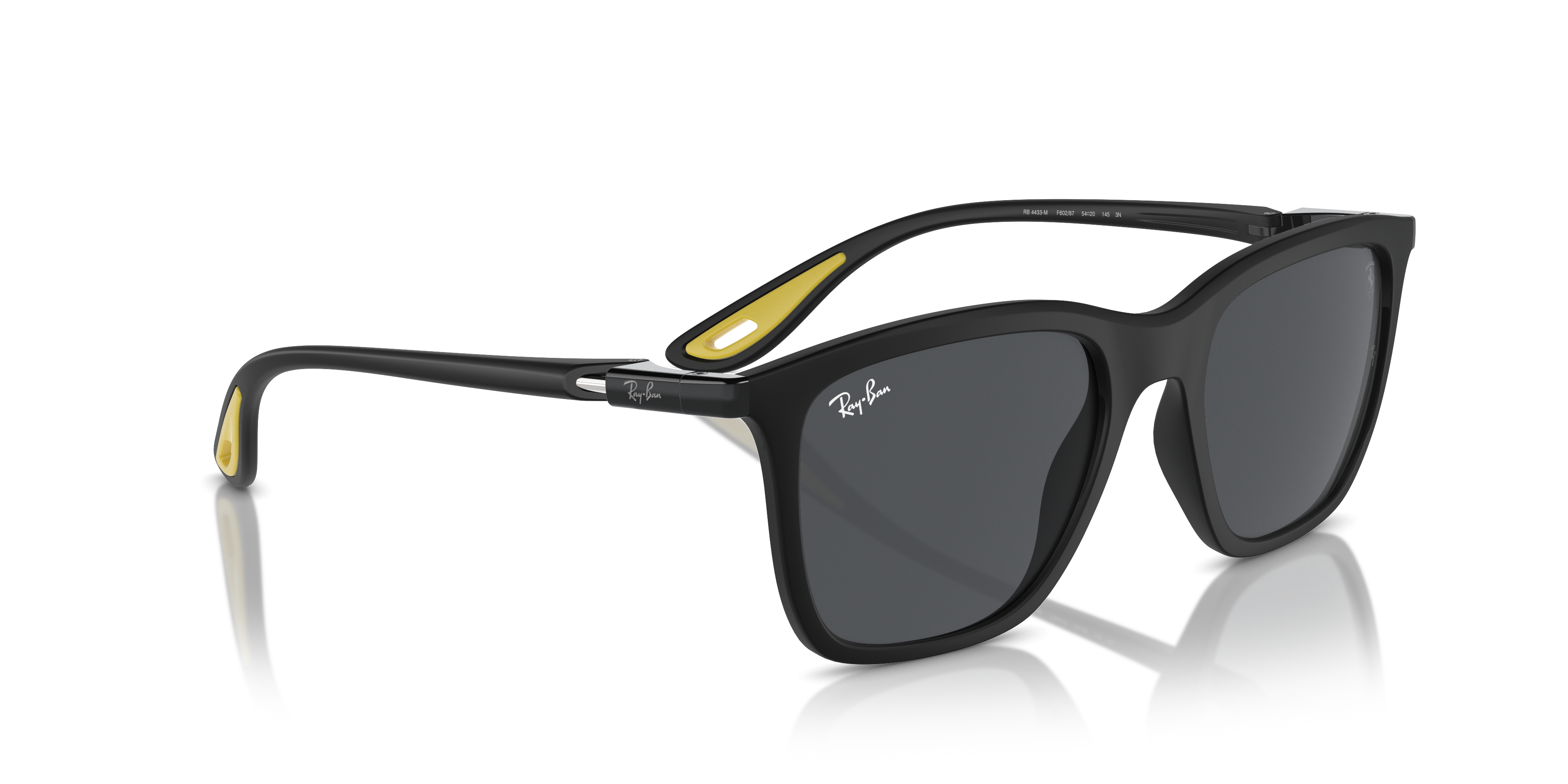 Occhiali da Sole Ray-Ban RB4433M Scuderia Ferrari Neri | Edizione Limi