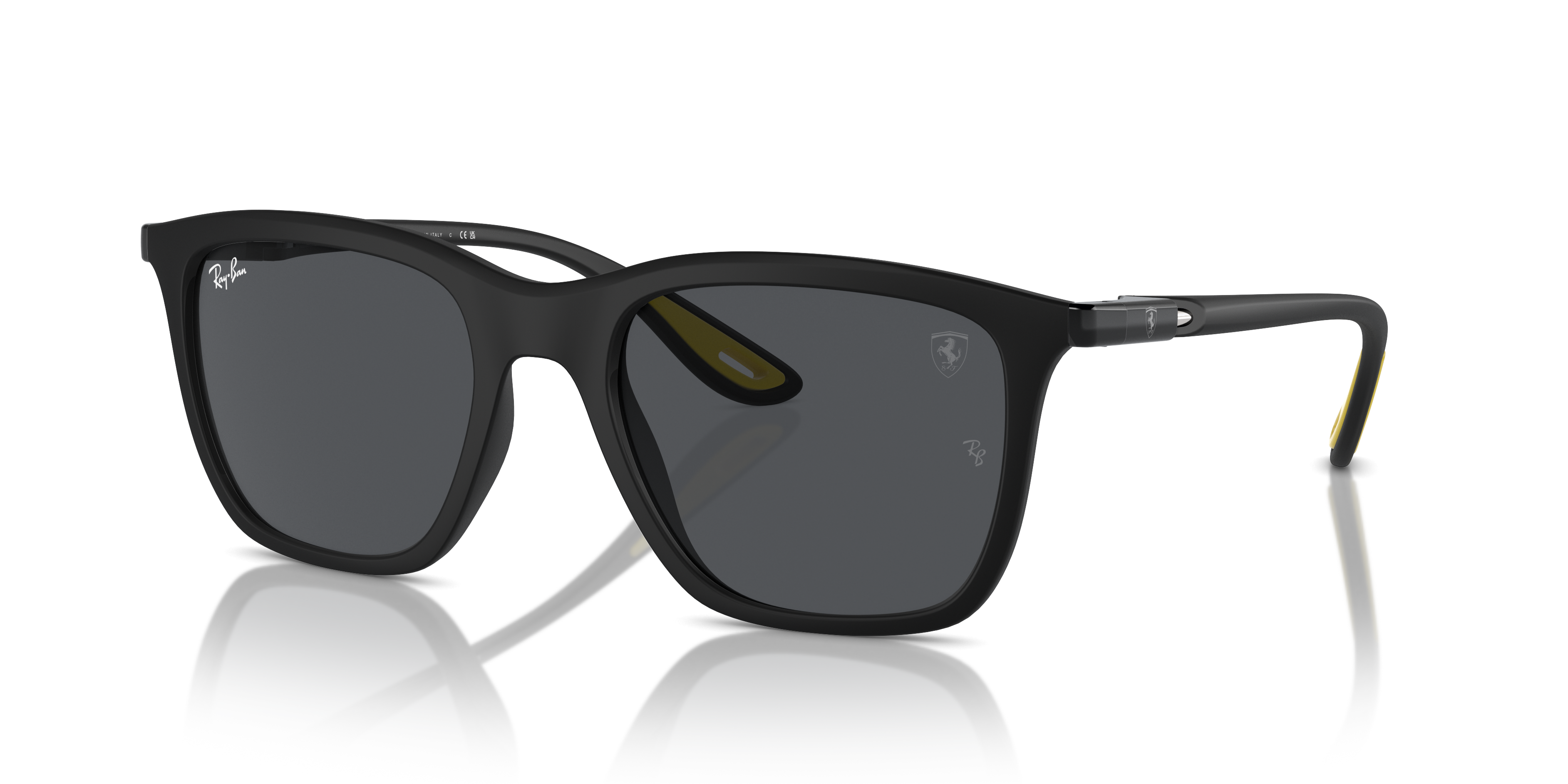 Occhiali da Sole Ray-Ban RB4433M Scuderia Ferrari Neri | Edizione Limi