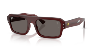 Occhiali da Sole Ray-Ban Lewis Hamilton RB4454M Rossi Trasparenti