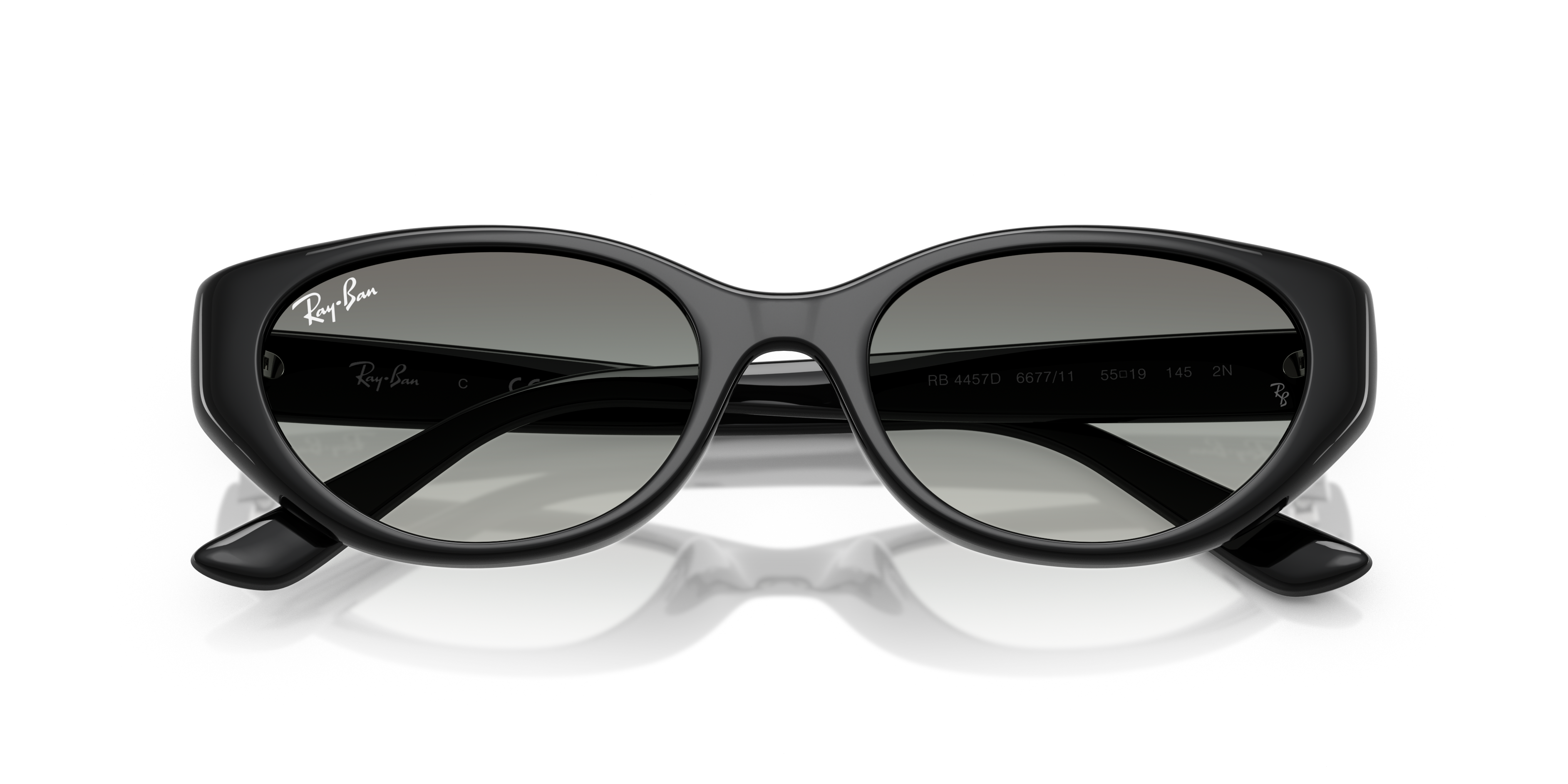 Occhiali da Sole Ray-Ban RB4457D Bio-Based Transparent Brown