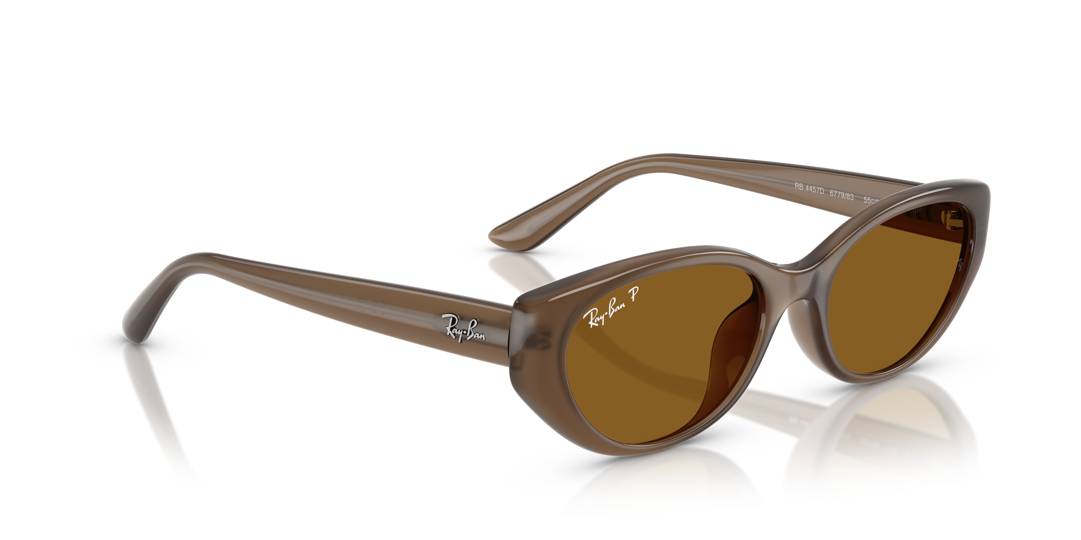 Occhiali da Sole Ray-Ban RB4457D Bio-Based Transparent Brown