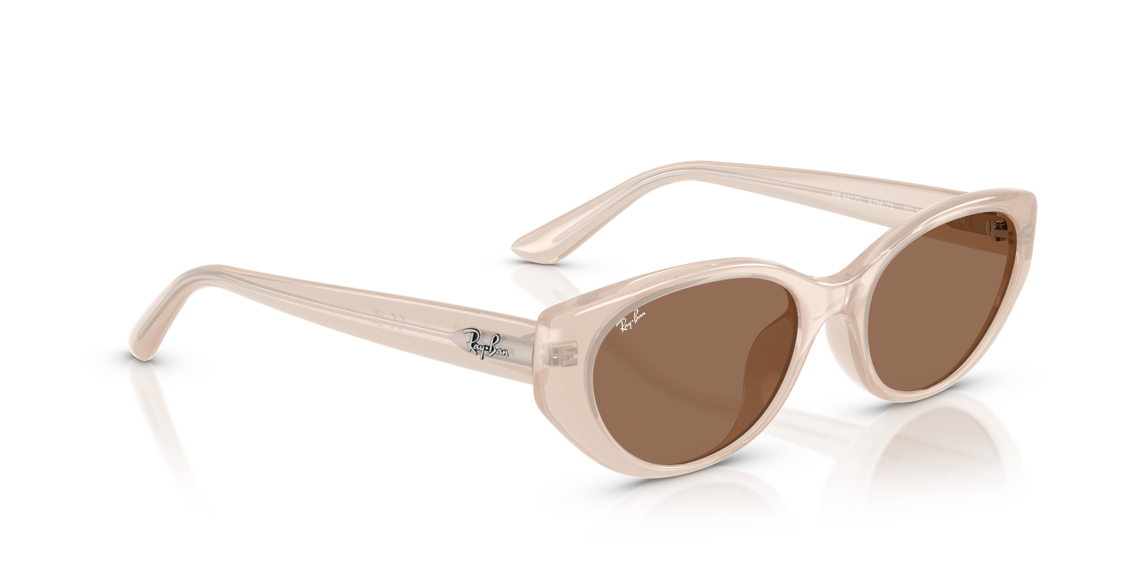 Occhiali da Sole Ray-Ban RB4457D Bio-Based Transparent Brown