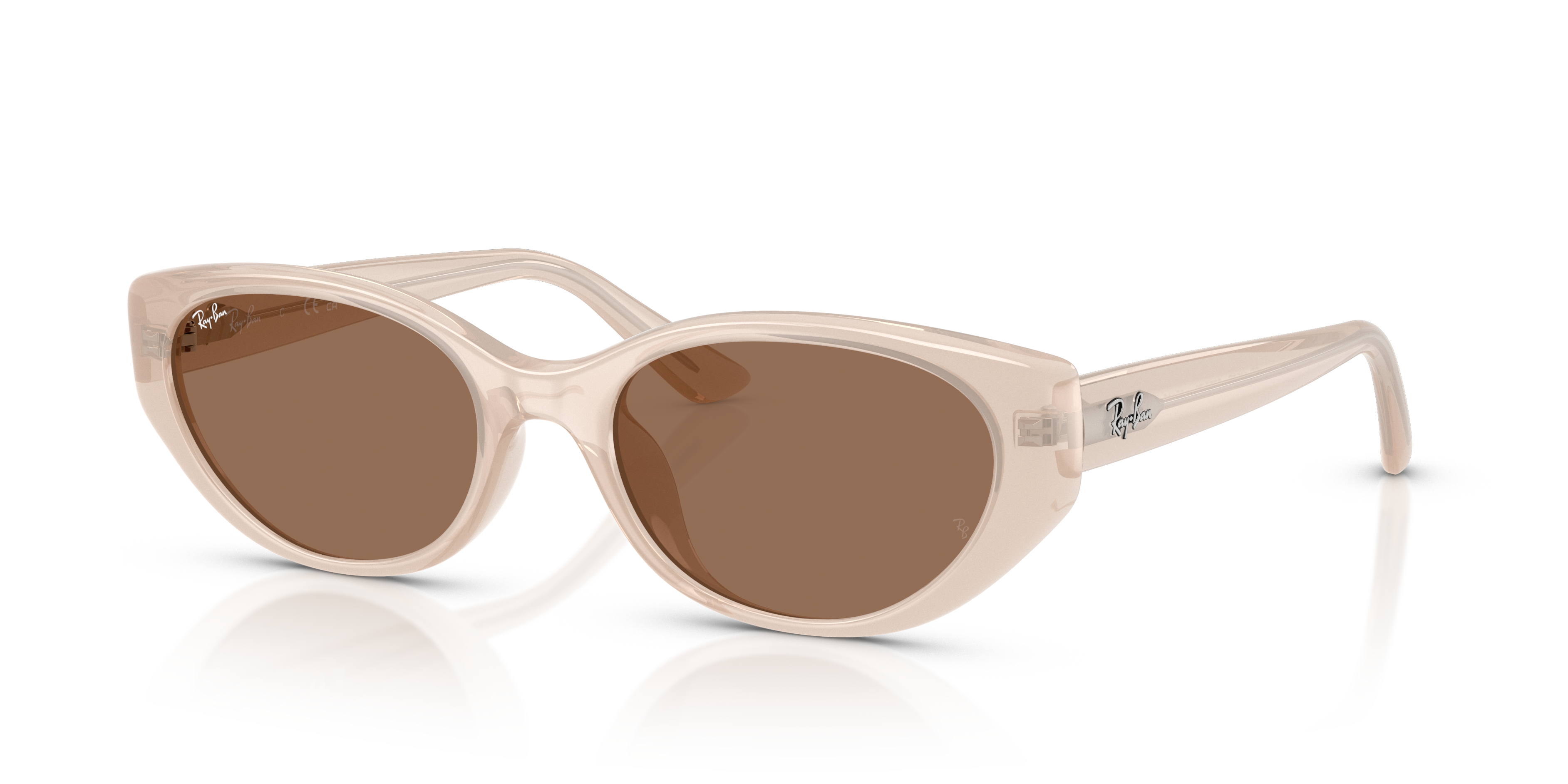 Occhiali da Sole Ray-Ban RB4457D Bio-Based Transparent Brown