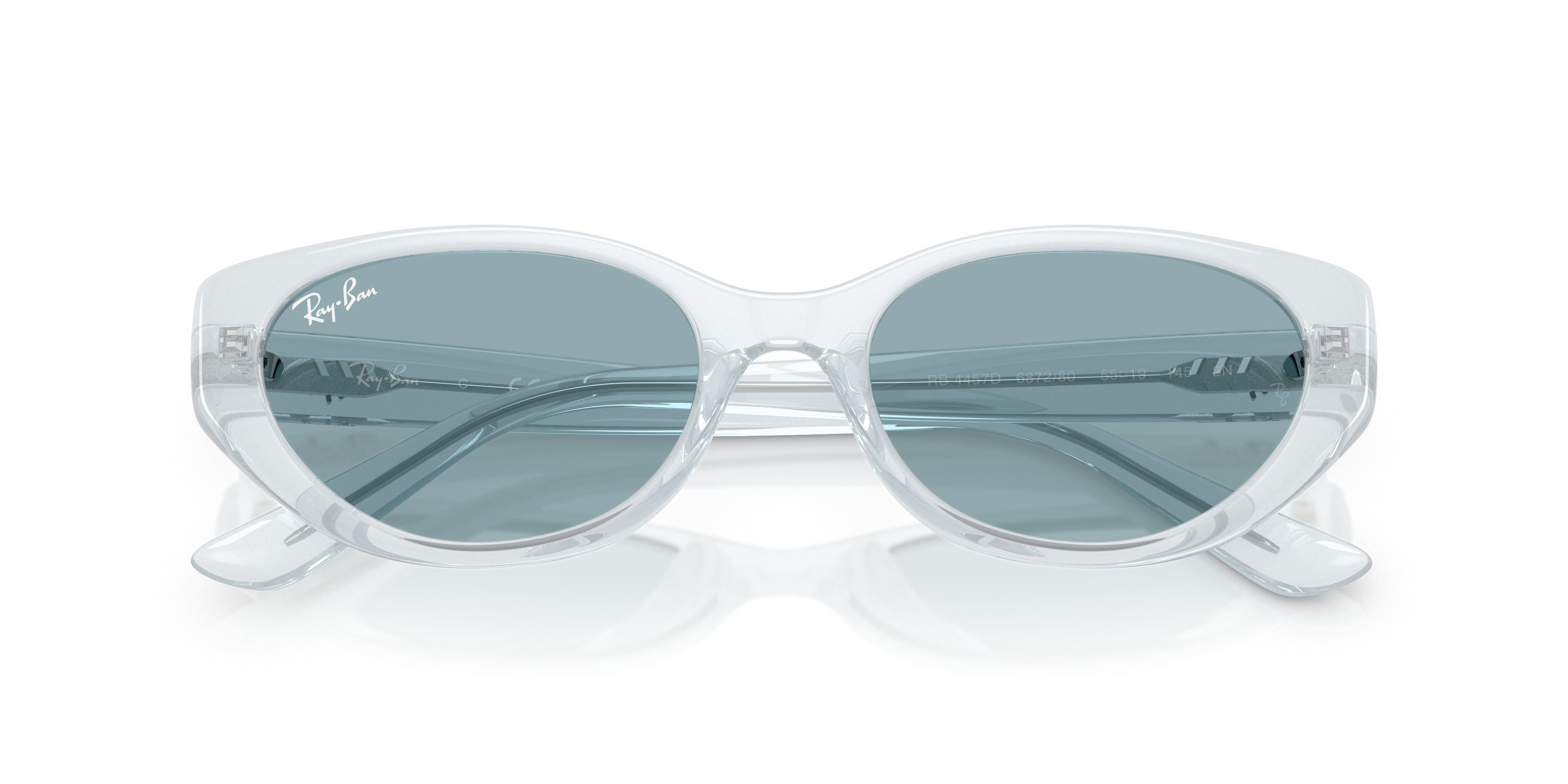 Occhiali da Sole Ray-Ban RB4457D Bio-Based Transparent Brown