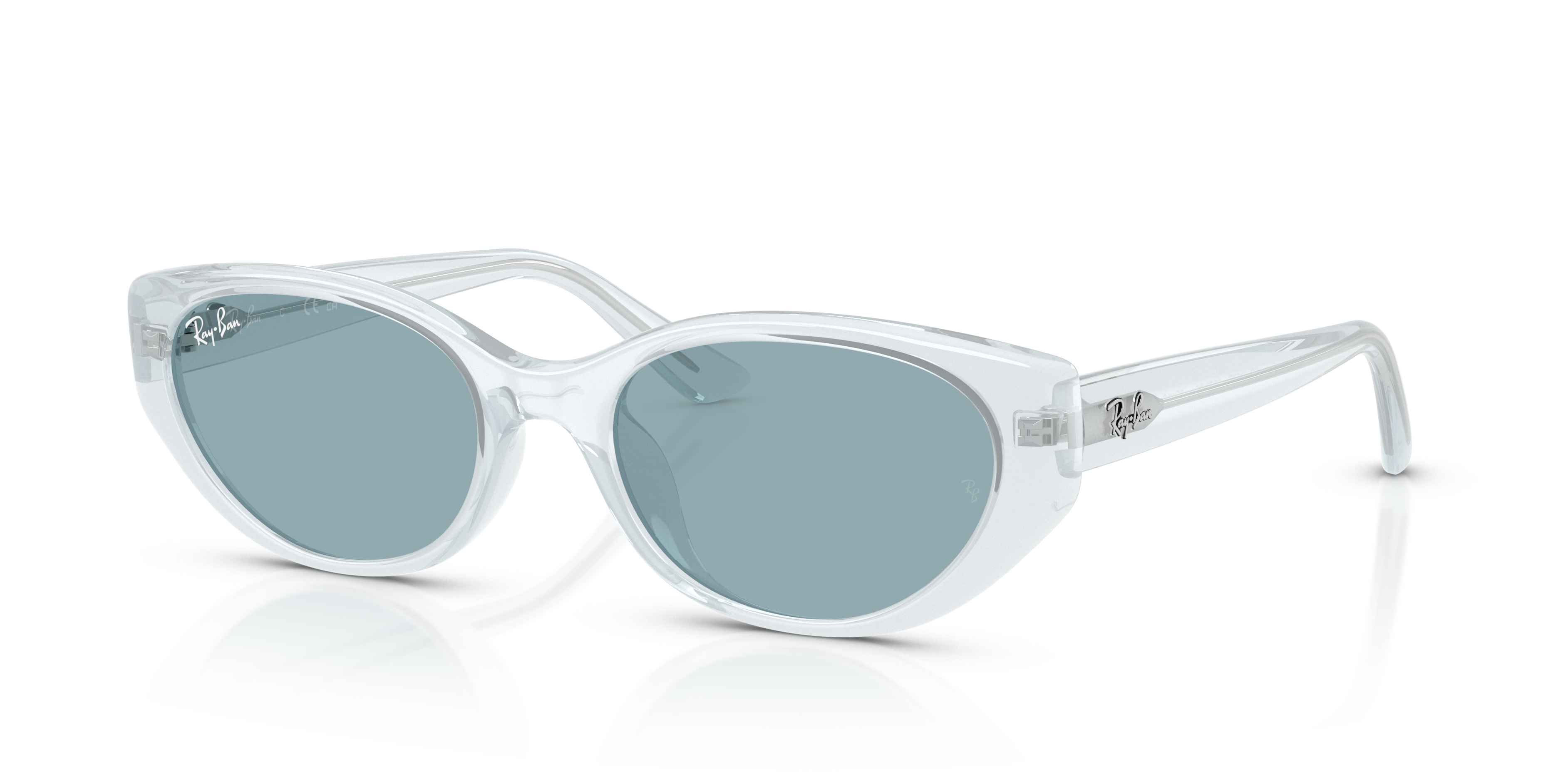 Occhiali da Sole Ray-Ban RB4457D Bio-Based Transparent Brown