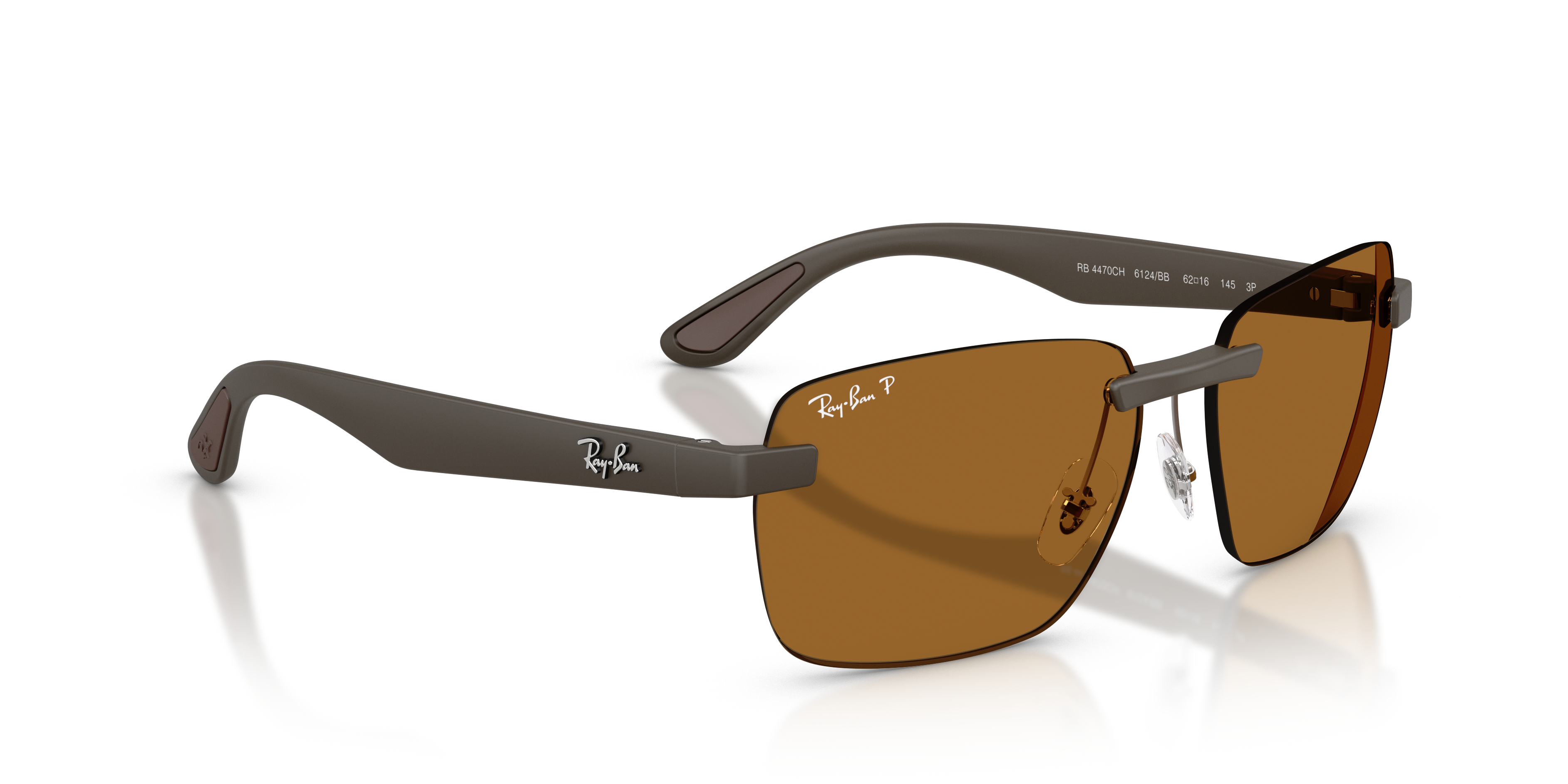 Occhiali da sole Ray-Ban RB4470CH polarizzati Sand Black originali