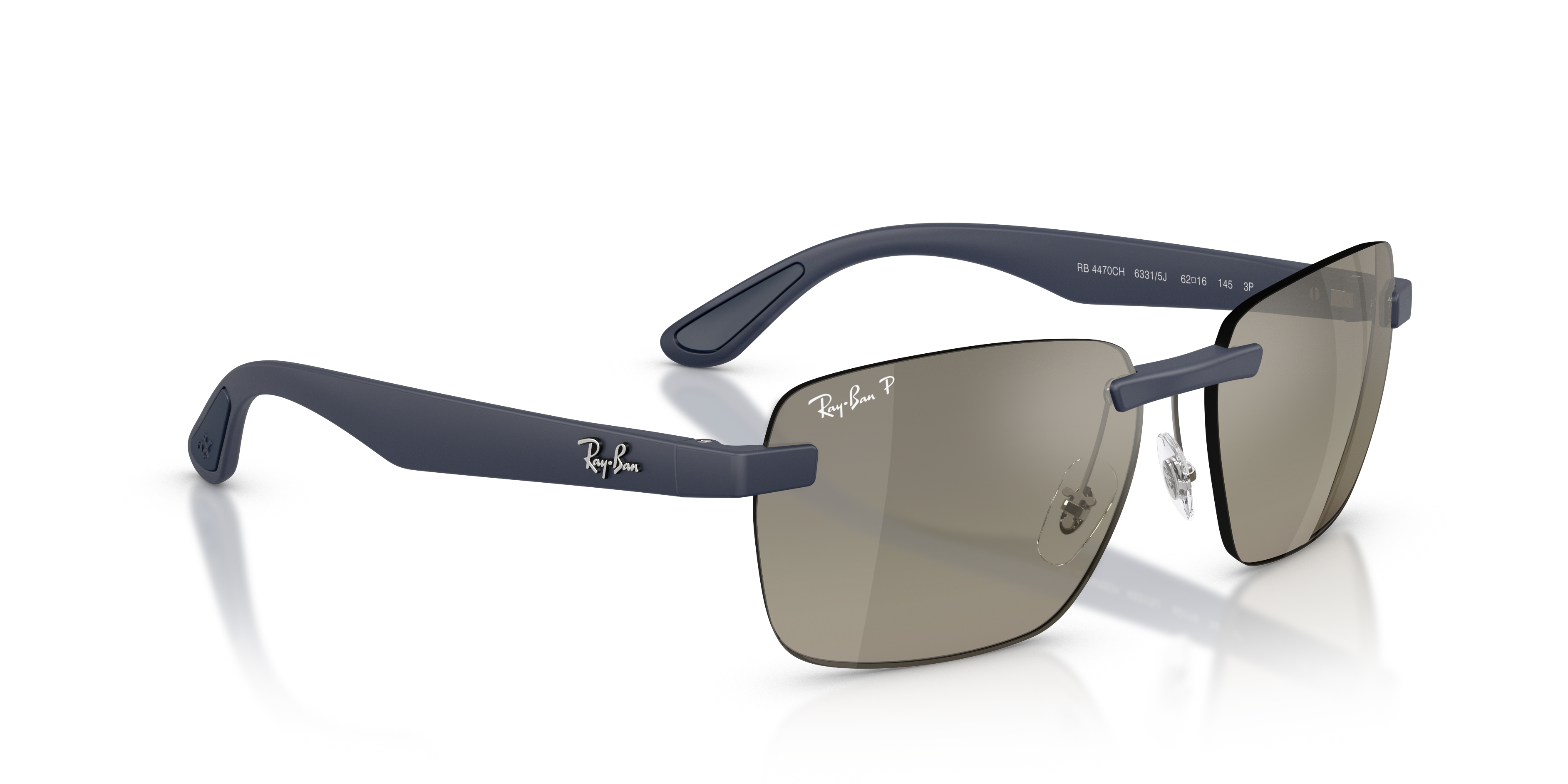 Occhiali da sole Ray-Ban RB4470CH polarizzati Sand Black originali