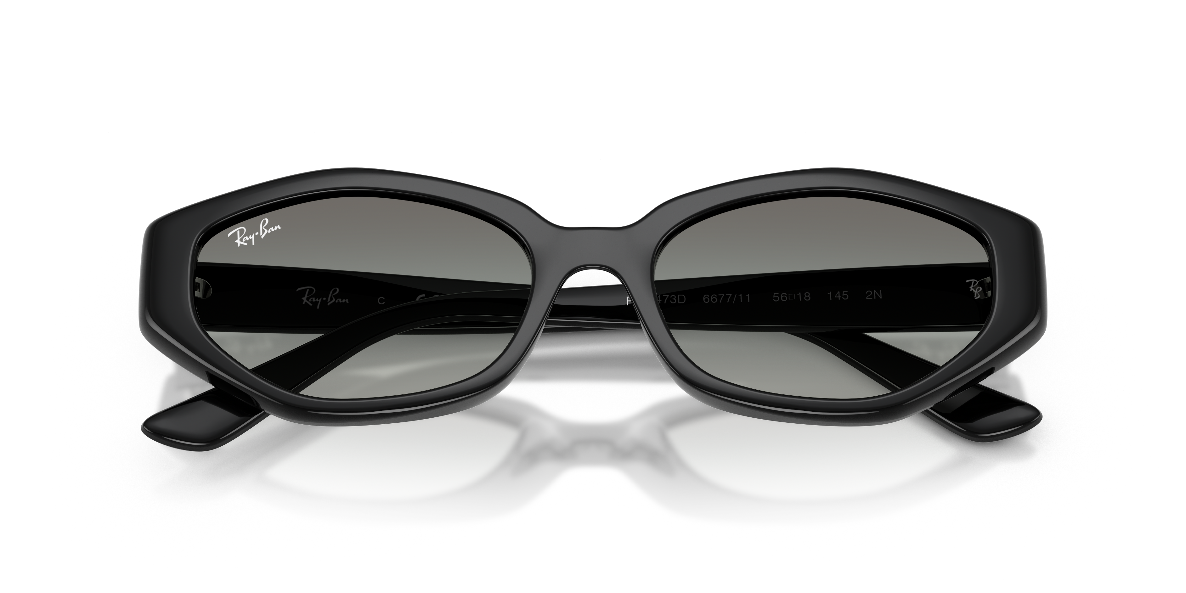 Occhiali da Sole Ray-Ban RB4473D Neri Unisex Originali