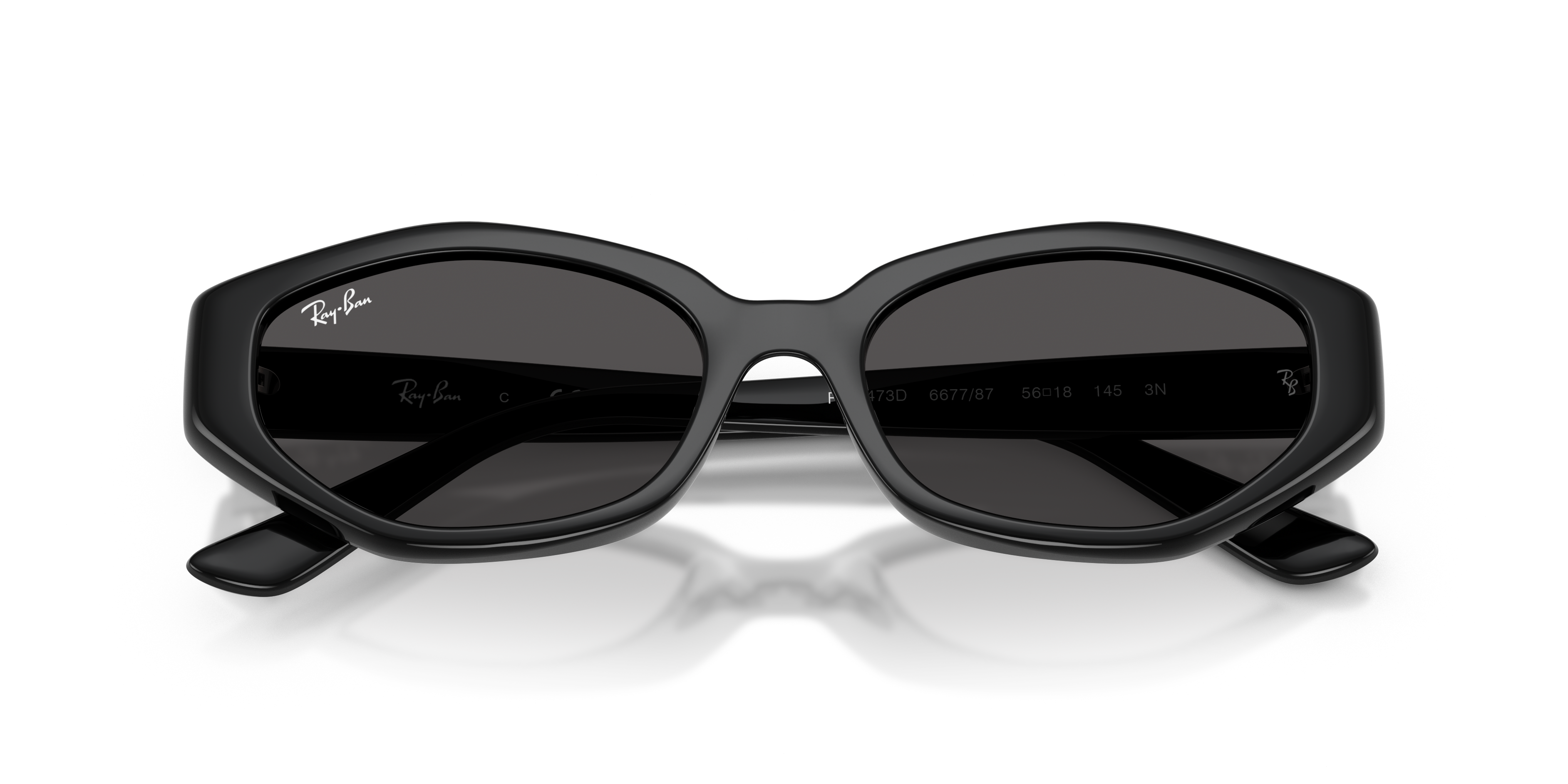 Occhiali da Sole Ray-Ban RB4473D Neri Unisex Originali