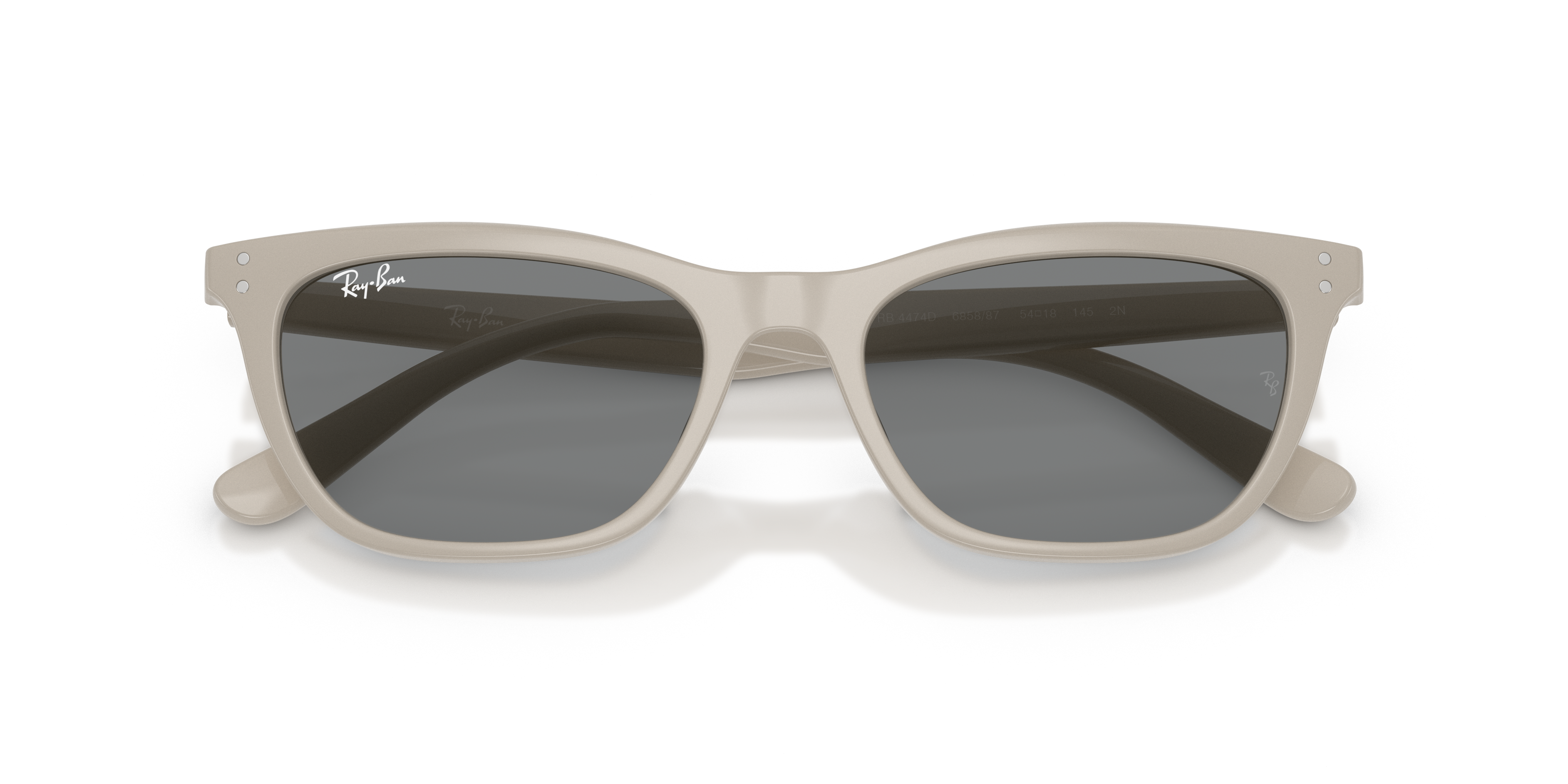 Occhiali da Sole Ray-Ban RB4474D Beige Unisex | Stile e Protezione