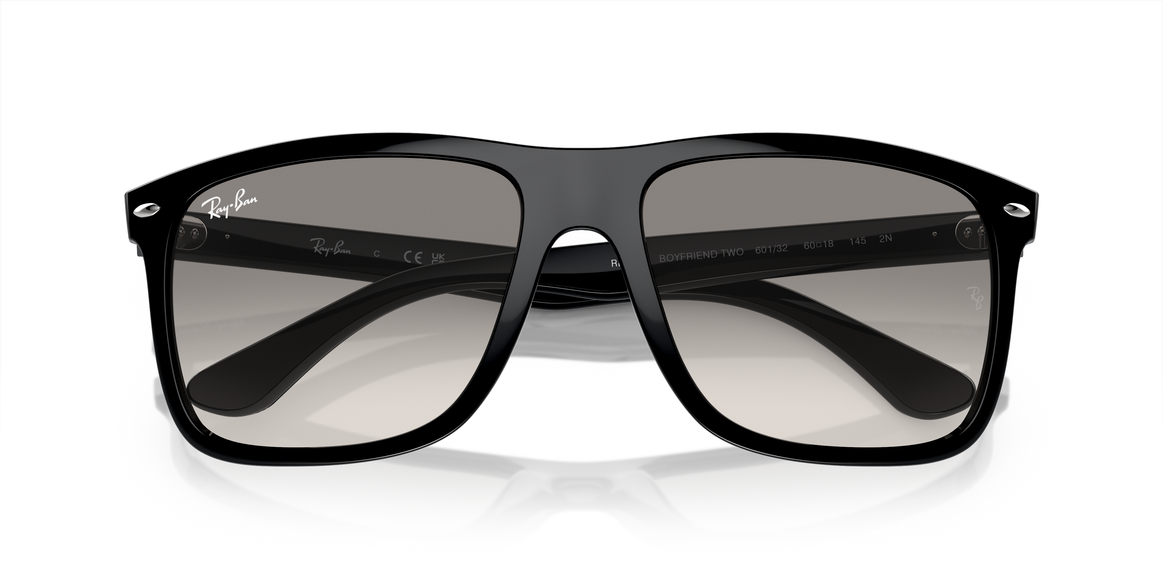 Occhiali da Sole Ray-Ban Boyfriend Two Neri | Modello 0RB4547