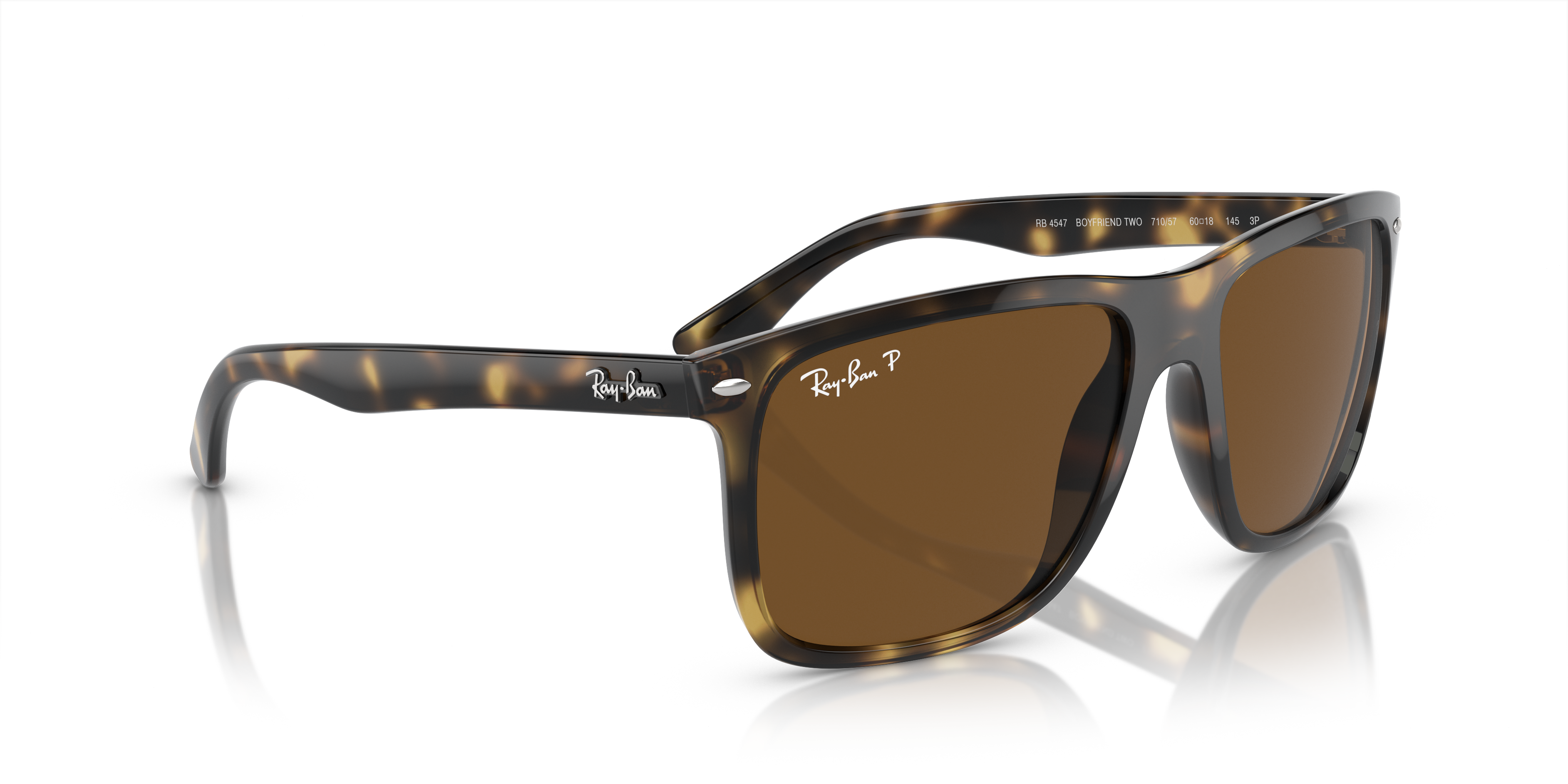 Occhiali da Sole Ray-Ban Boyfriend Two Neri | Modello 0RB4547
