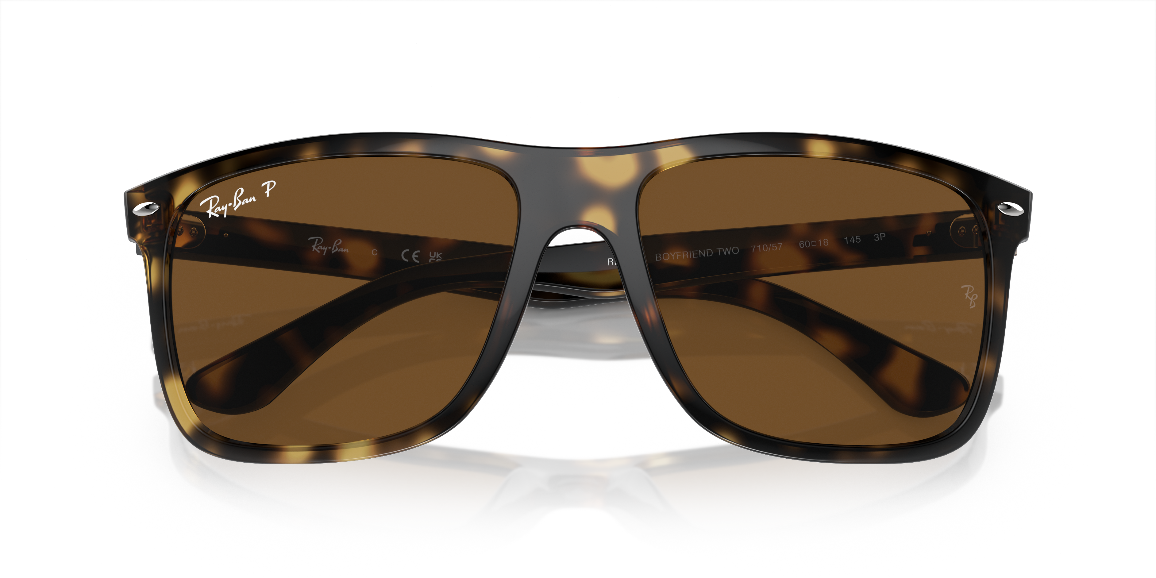 Occhiali da Sole Ray-Ban Boyfriend Two Neri | Modello 0RB4547