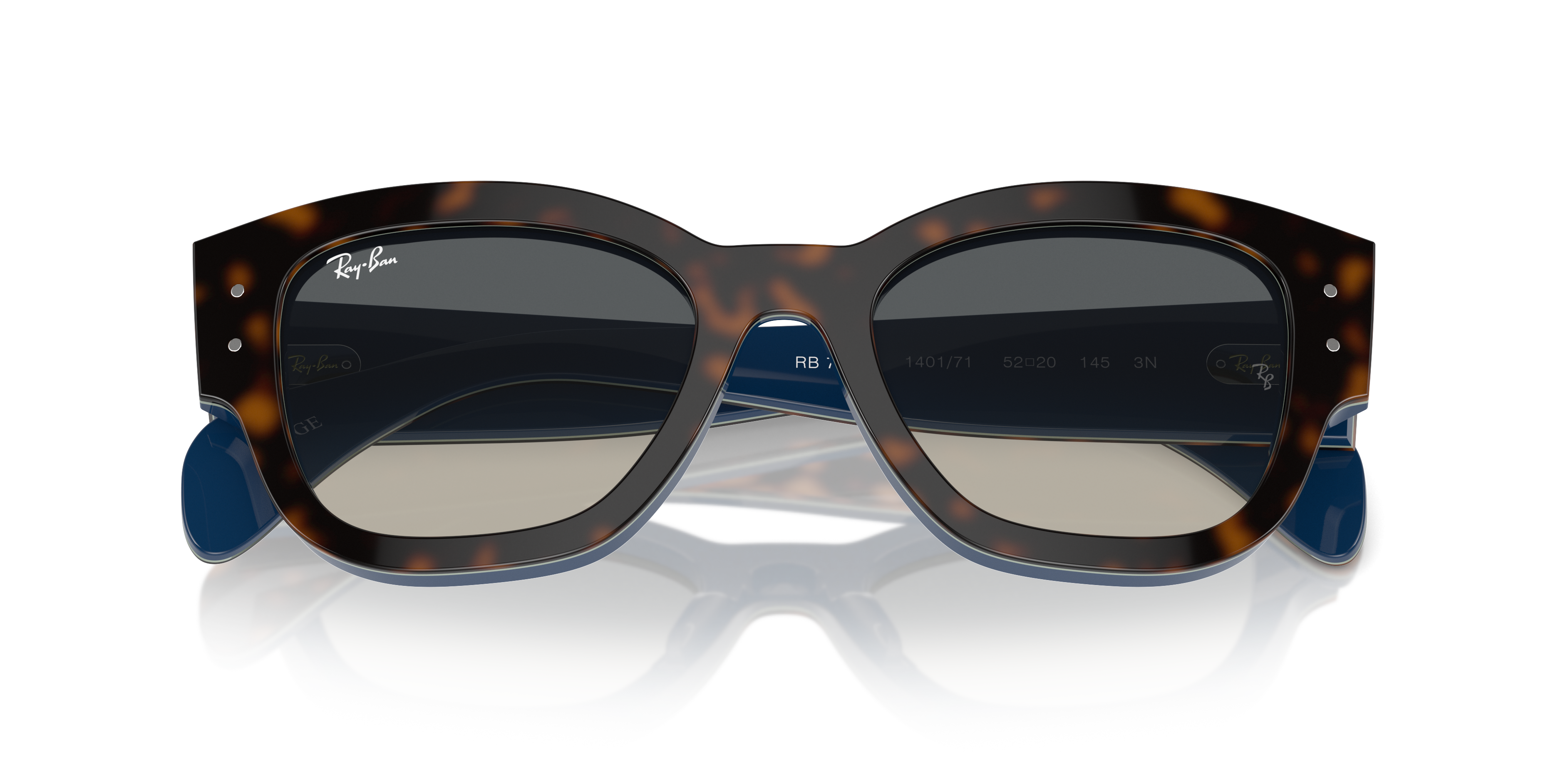 Occhiali da sole Ray-Ban Jorge 0RB7681S Havana Grigio Blu | Ufficiale