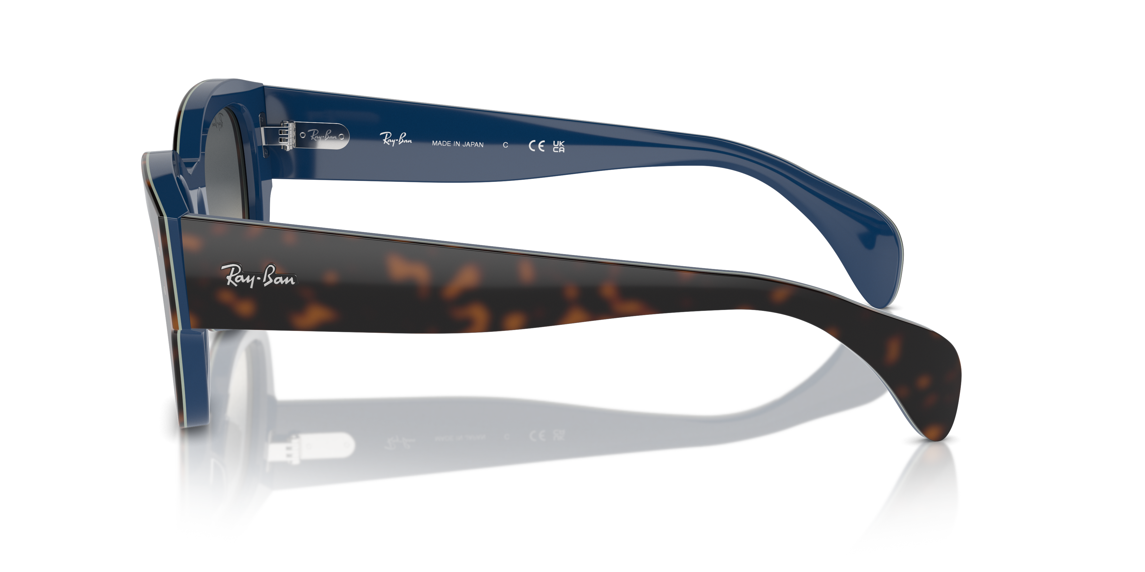 Occhiali da sole Ray-Ban Jorge 0RB7681S Havana Grigio Blu | Ufficiale