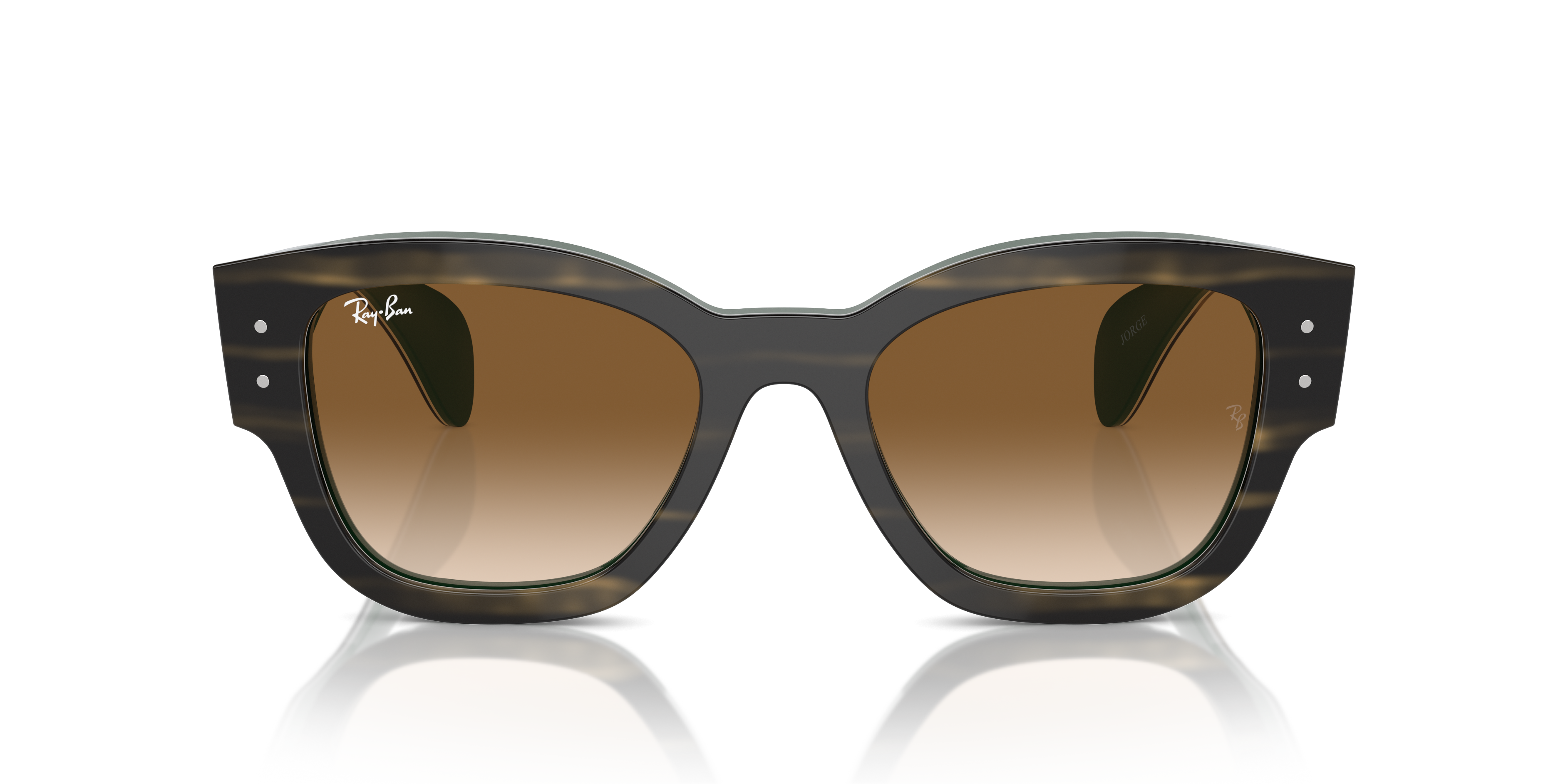 Occhiali da sole Ray-Ban Jorge 0RB7681S Havana Grigio Blu | Ufficiale