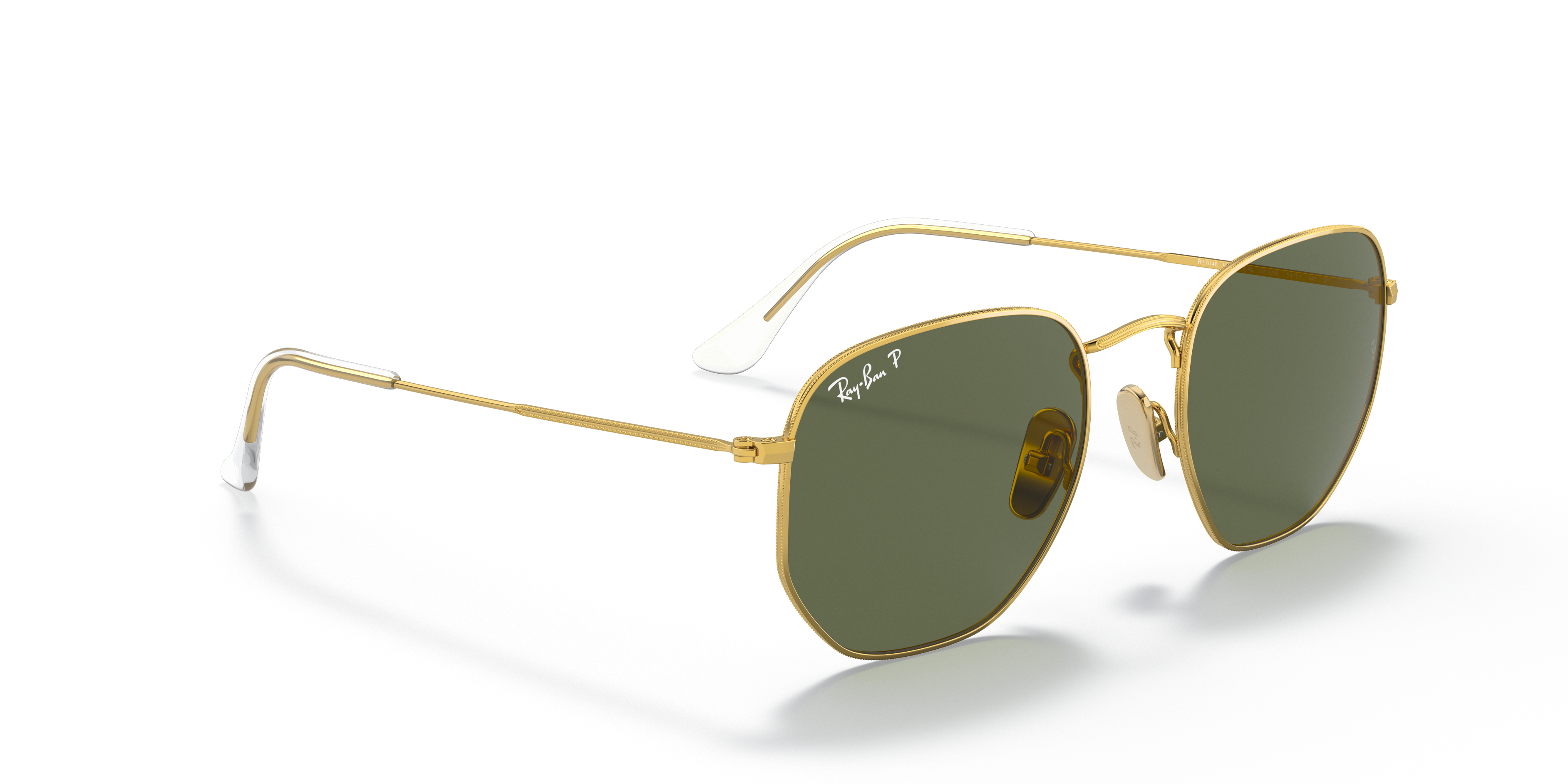 UNISEX SUNGLASSES RAY-BAN RB 8148 HEXAGONAL 921658 GOLDEN LEGEND CALIBER 51 