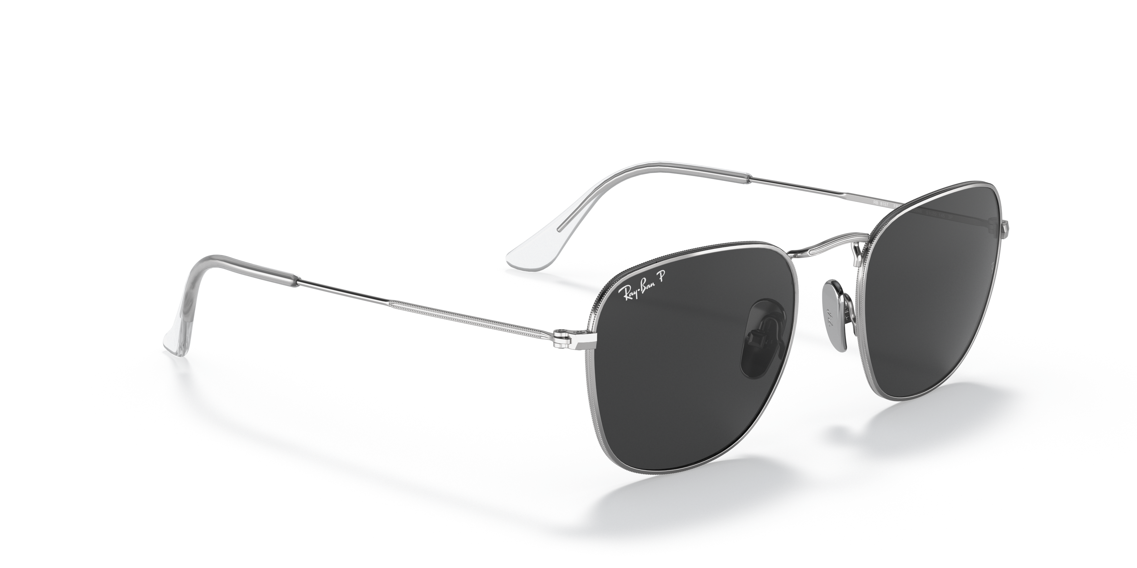 MEN'S SUNGLASSES RAY-BAN RB 8157 FRANK 920948 SILVER CALIBER 48 